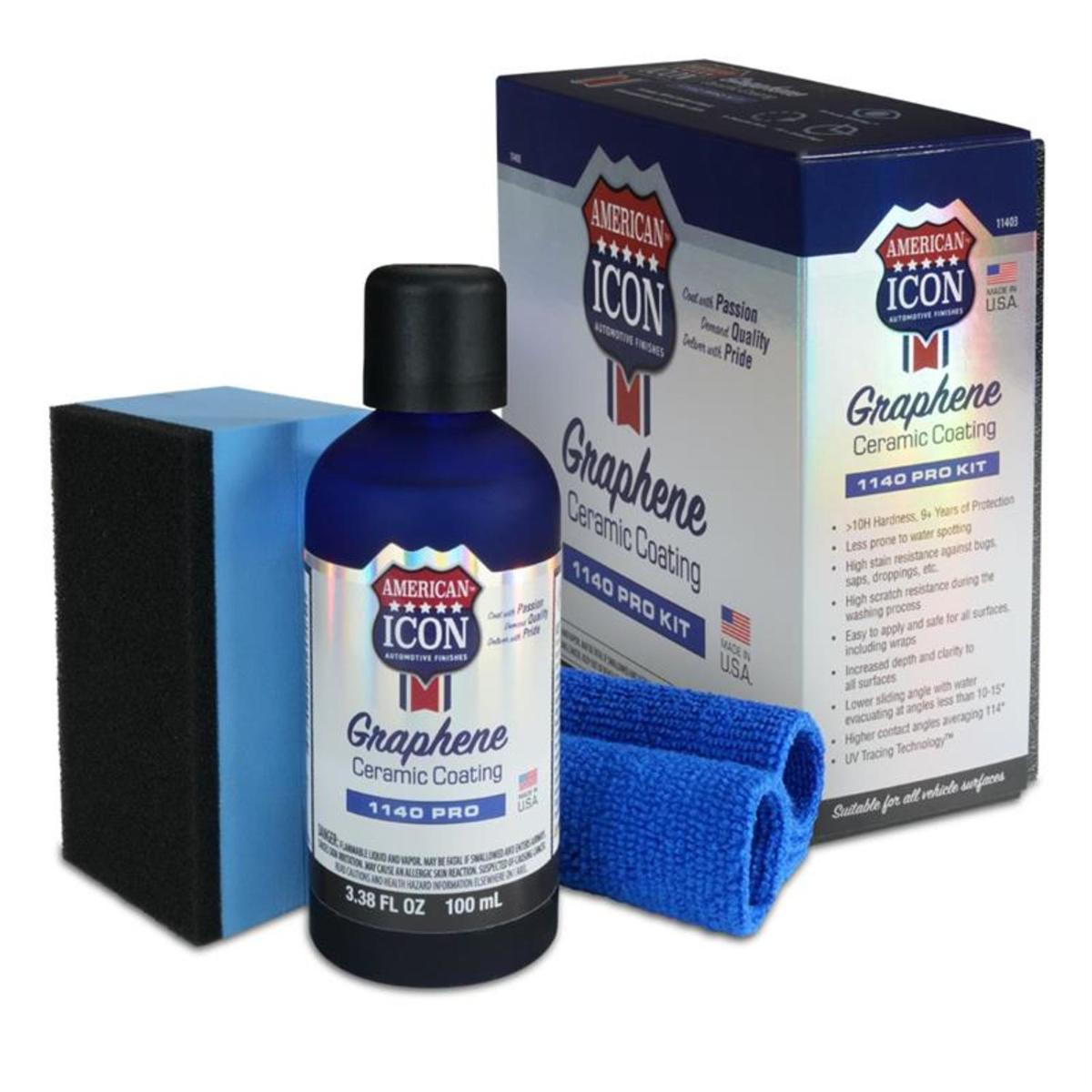 POR-15 INC American Icon Graphene Ceramic Coating 1140 Pro Kit