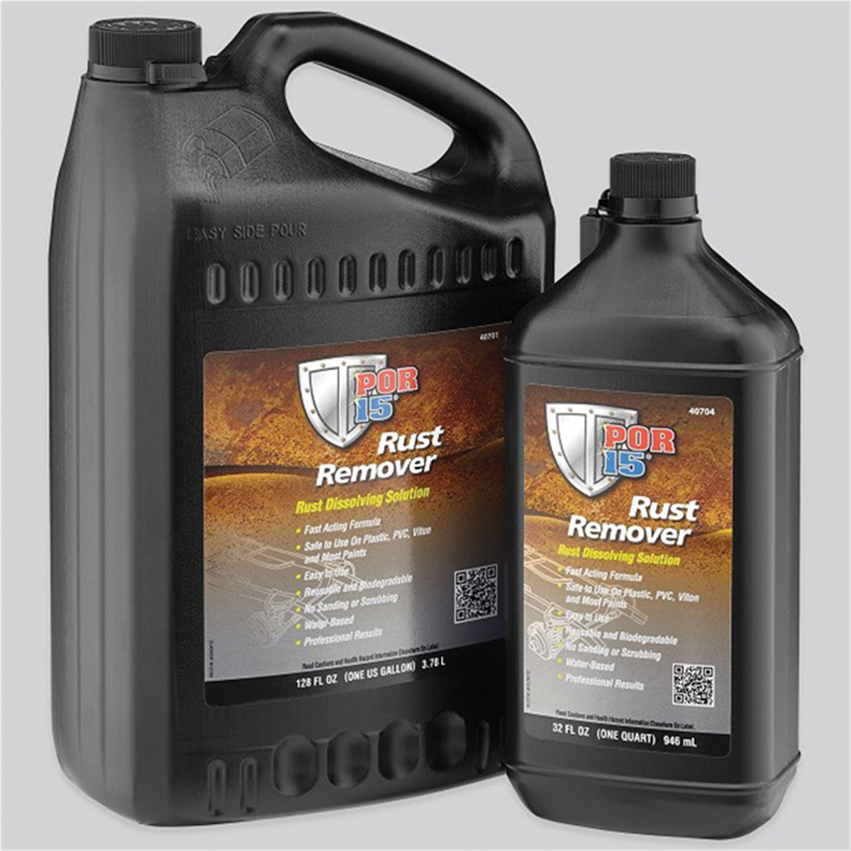 POR-15 INC 40704 Rust Remover, 1 qt Can, 20 min Curing