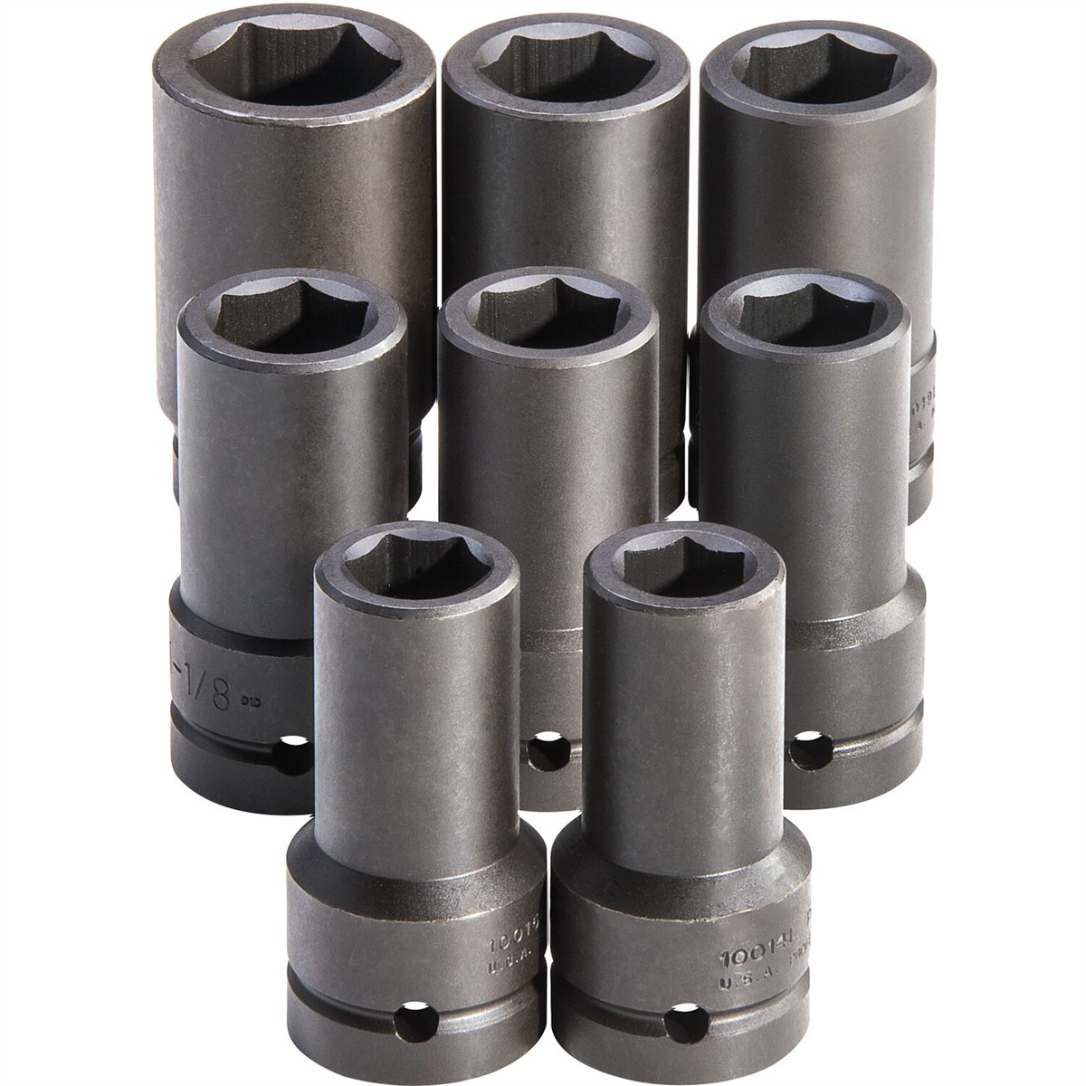 PROTO 3/4 Inch Drive SAE 20 Piece 6 Point Impact Socket Set