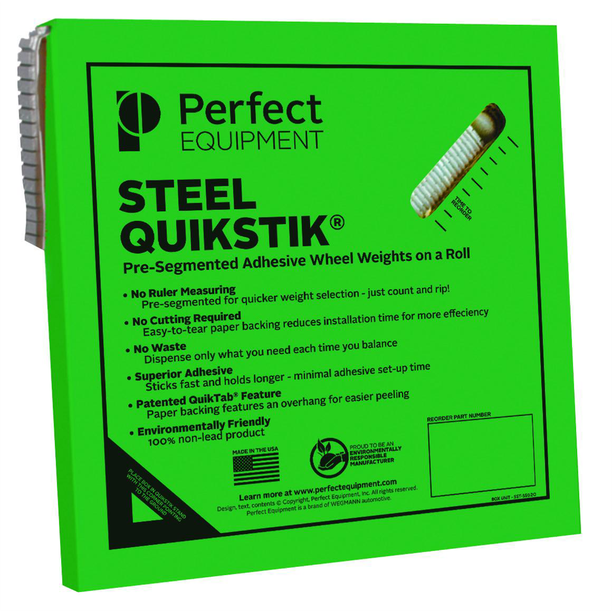 Wegmann Automotive Quickstik Steel Wheel Weights