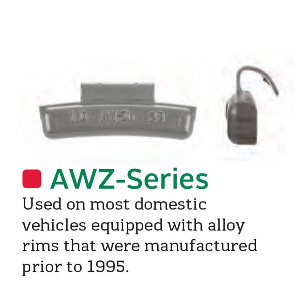 Wegmann Automotive 1.5 Oz Zinc Coated Clip-on Awz Red Series Wheel Weight (box Of 25)