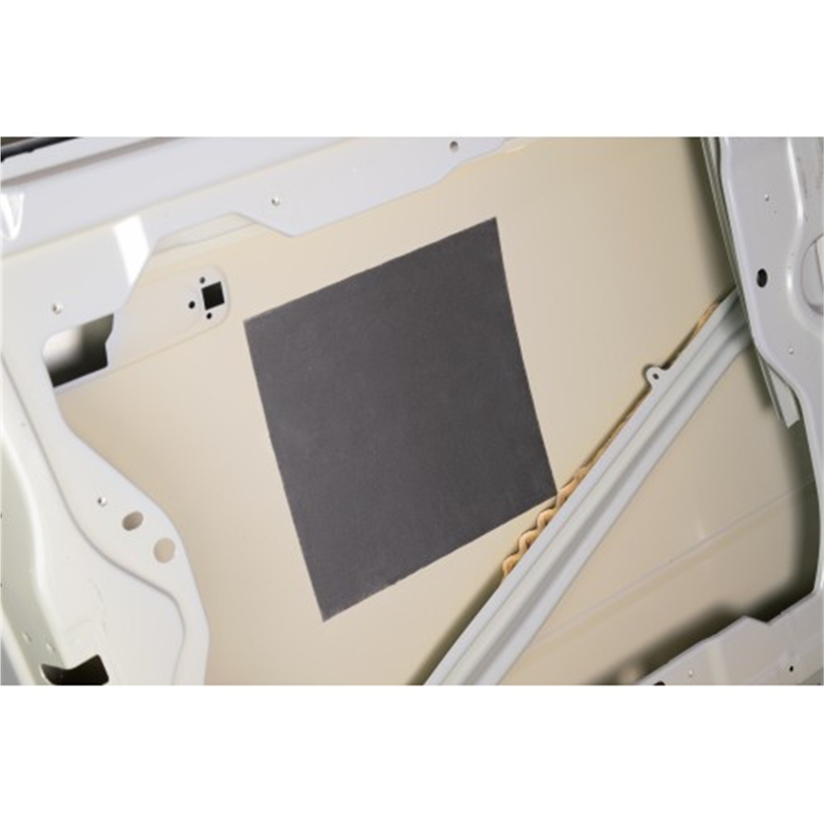 RBL Products 128 Self-Adhering Paintable Sound Damping Pad, 12 x 12 in, Black