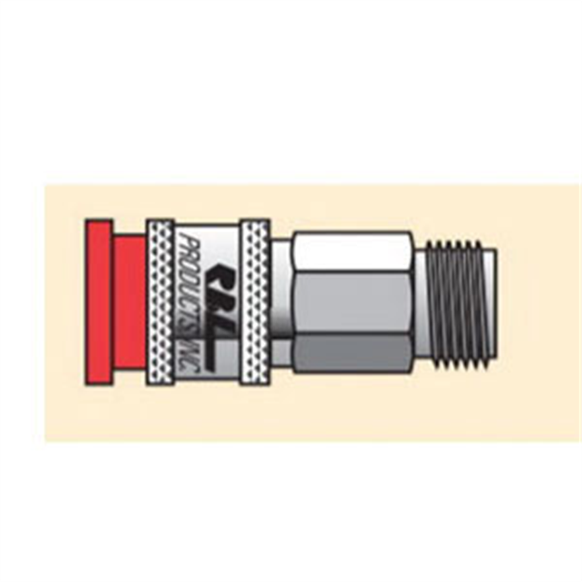 RBL Products Cock 'n Lock 621 Euro-Style/M-Style Coupler, 1/4 in, MNPT