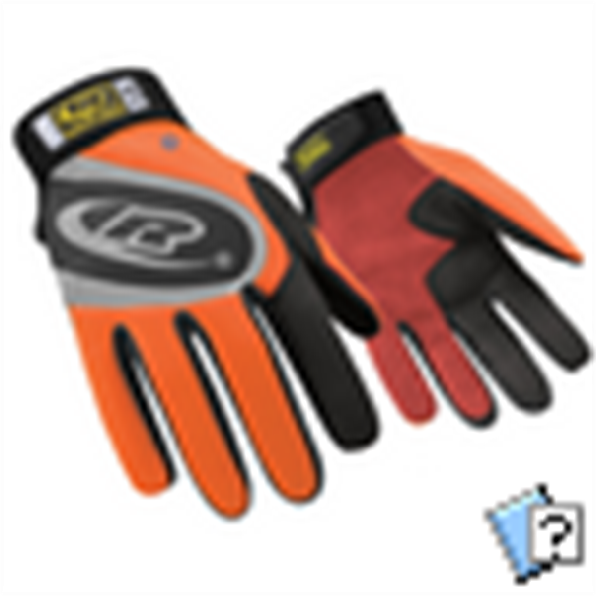 RINGER GLOVES Turbo Orange Secure Cuff L