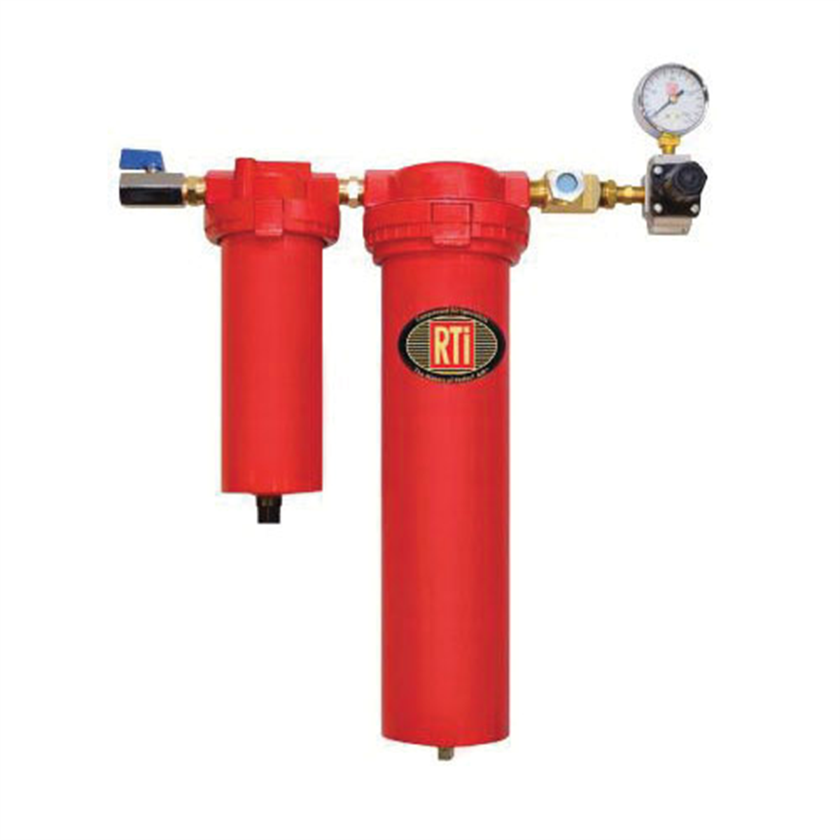 Reading Technologies  EH4000 Regulator, 1/2 in NPT Inlet, 1/4 in NPT Outlet Port, 30 scfm