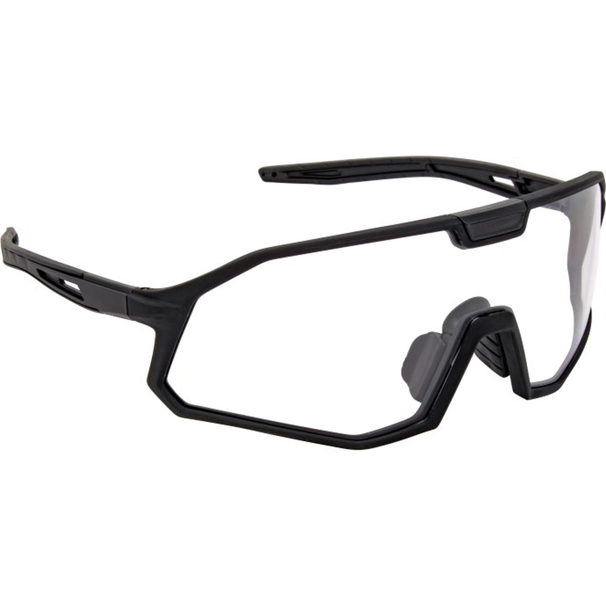 S.A.S./Survivair VX12 Safety Eyewear - Black Frame - Clear Lens