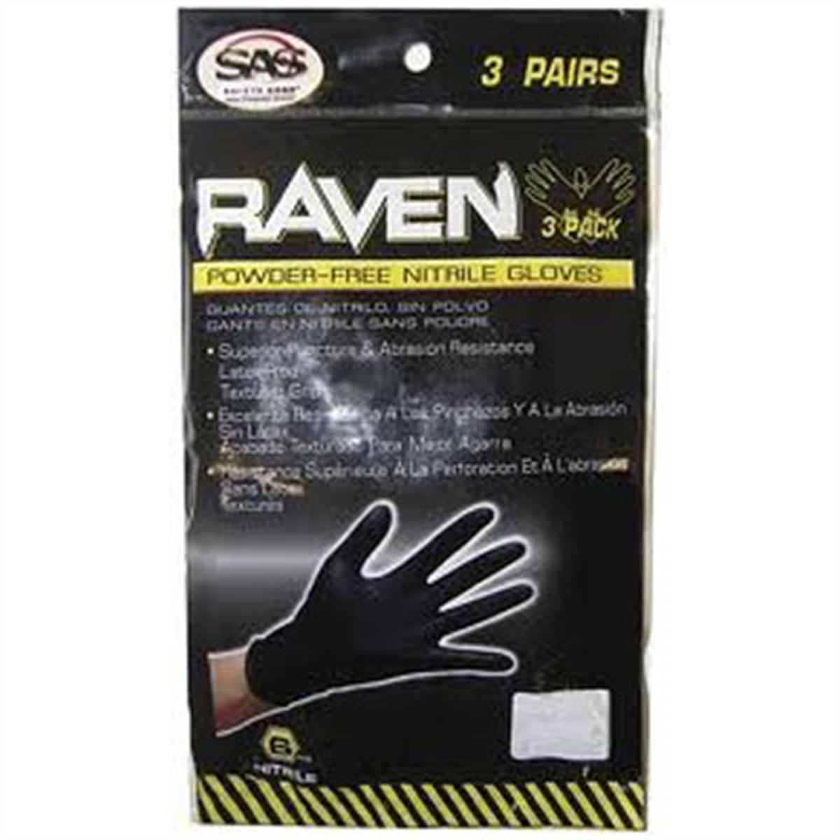 SAS Safety Raven Powder XL Clip Strip Dis