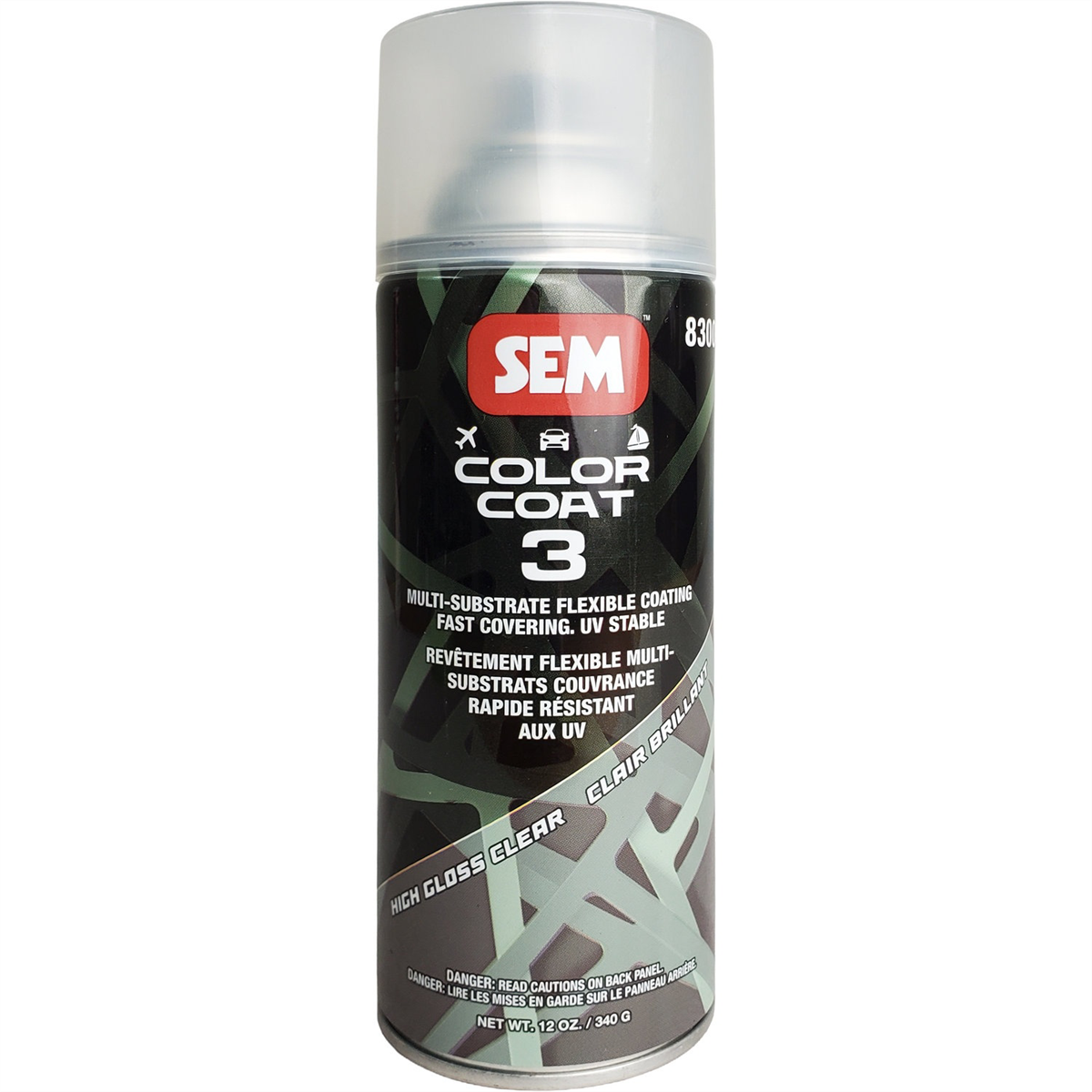 Sem Paints Color Coat 3 High Gloss Clear 16 Oz Aerosol