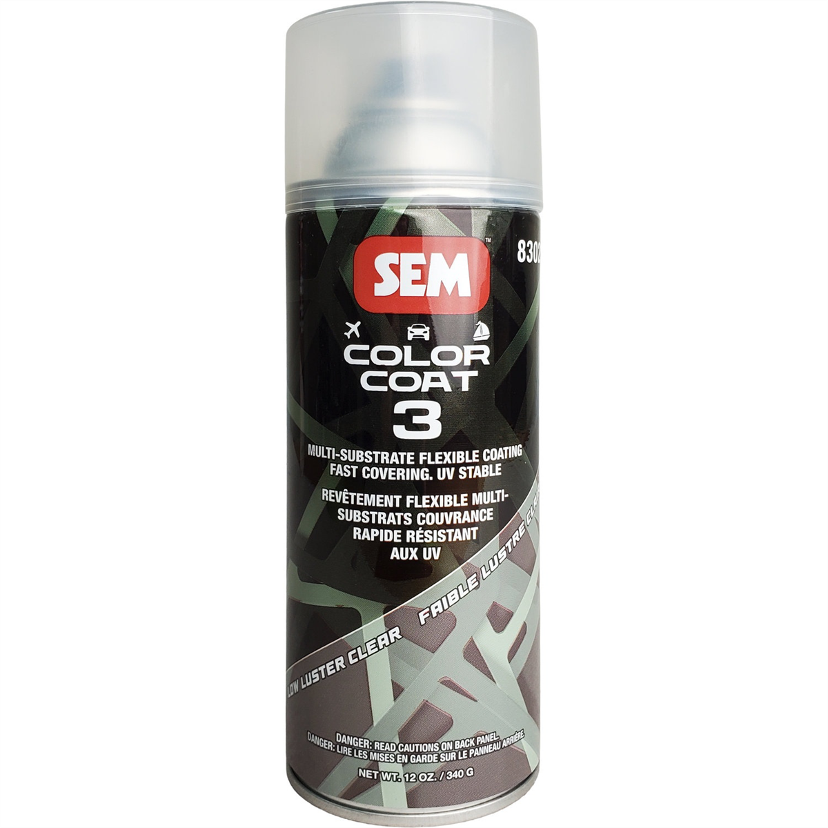 Sem Paints Color Coat 3 Low Luster Clear 16 Oz Aerosol