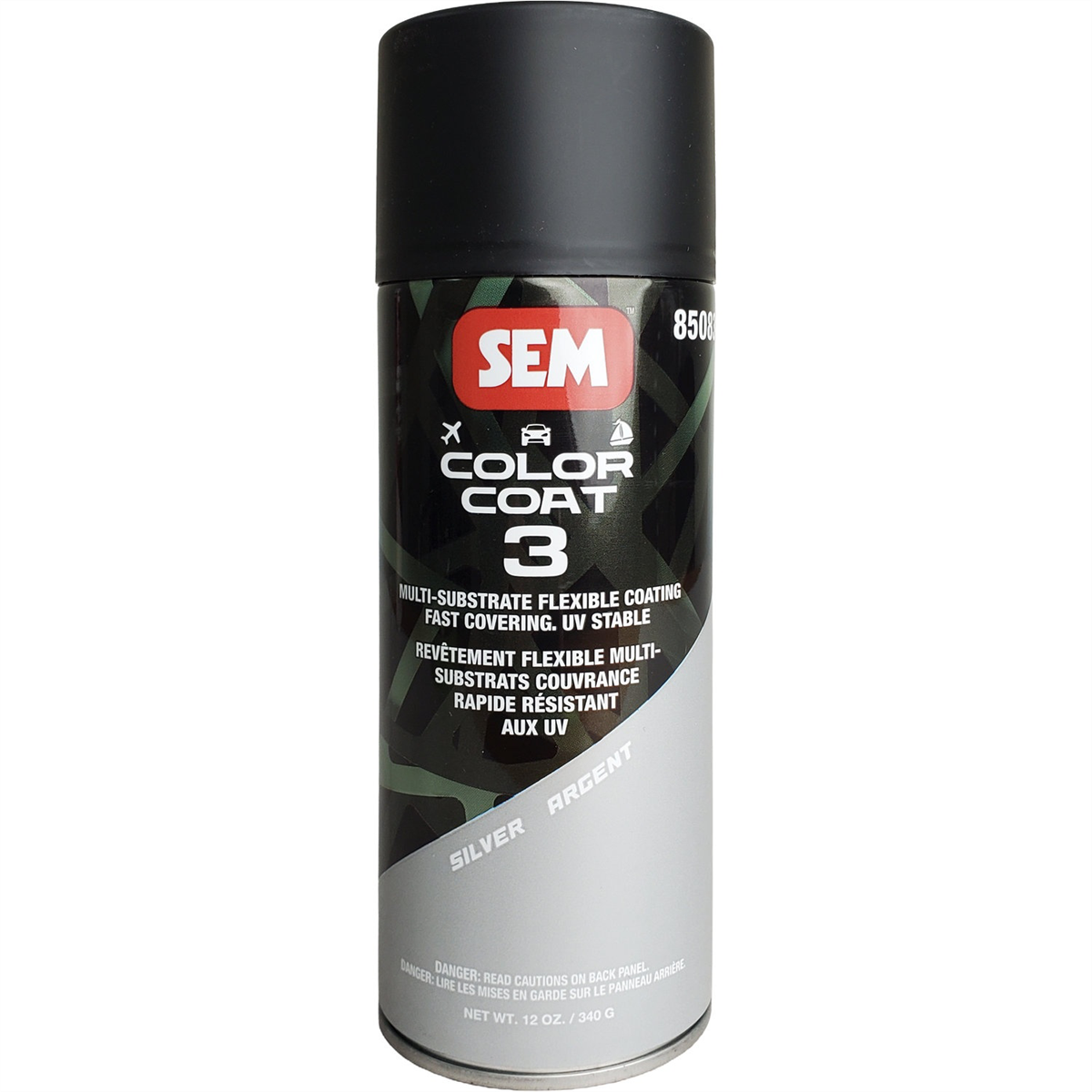 Sem Paints Color Coat 3 Silver 16 Oz Aerosol