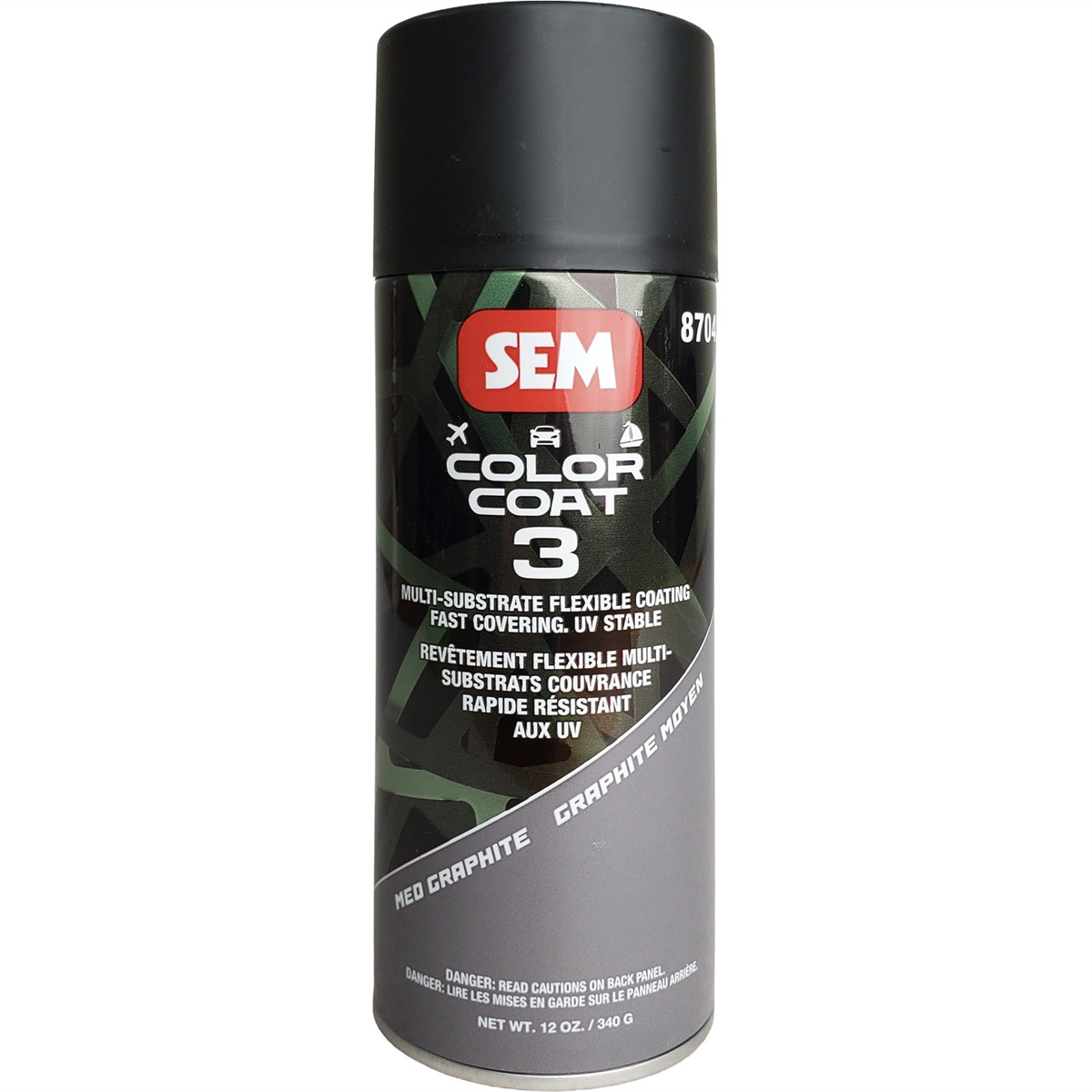 SEM Paints Color Coat 3 Medium Graphite 16 oz Aerosol
