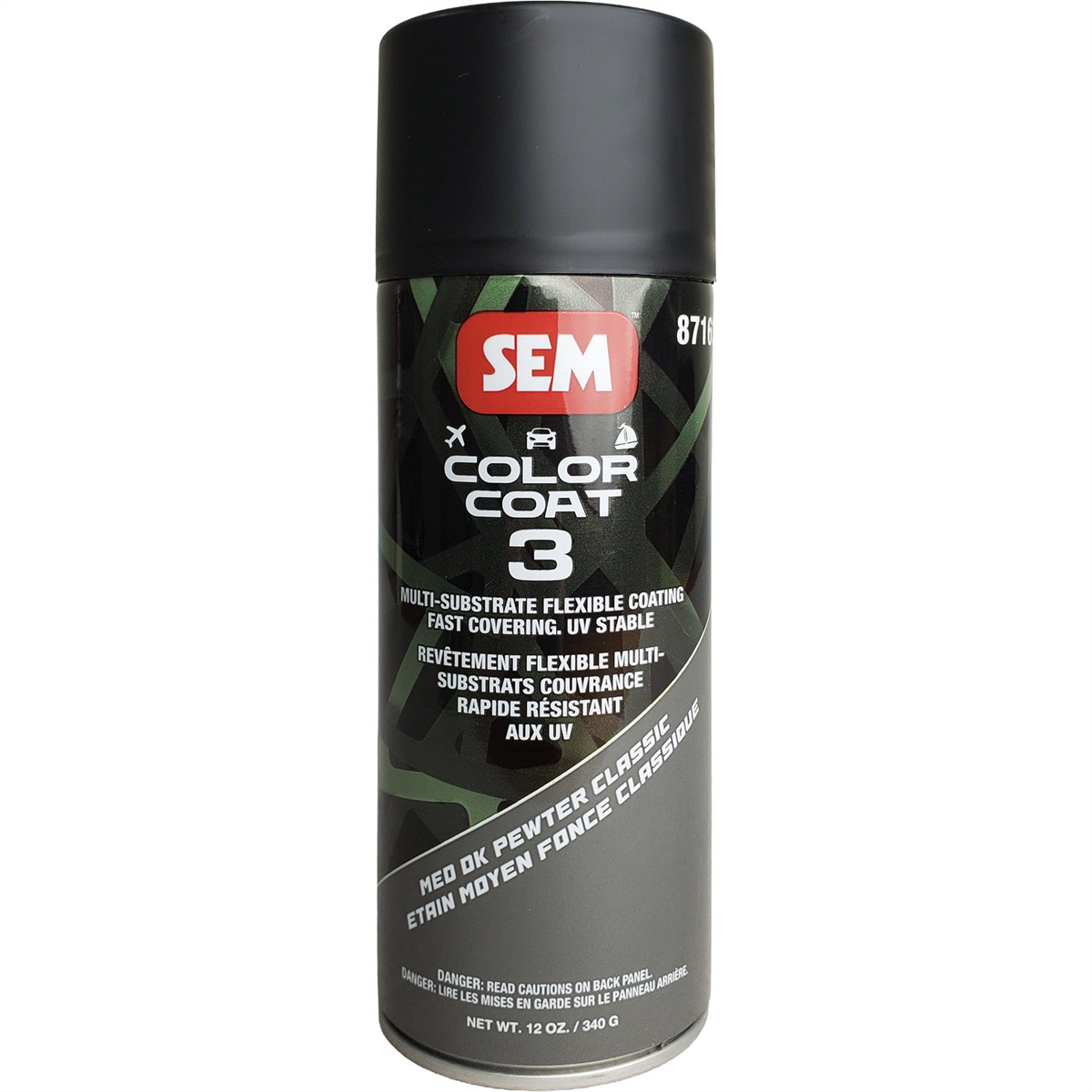 SEM Paints Color Coat 3 Medium Dark Pewter Classic 16 oz Aerosol