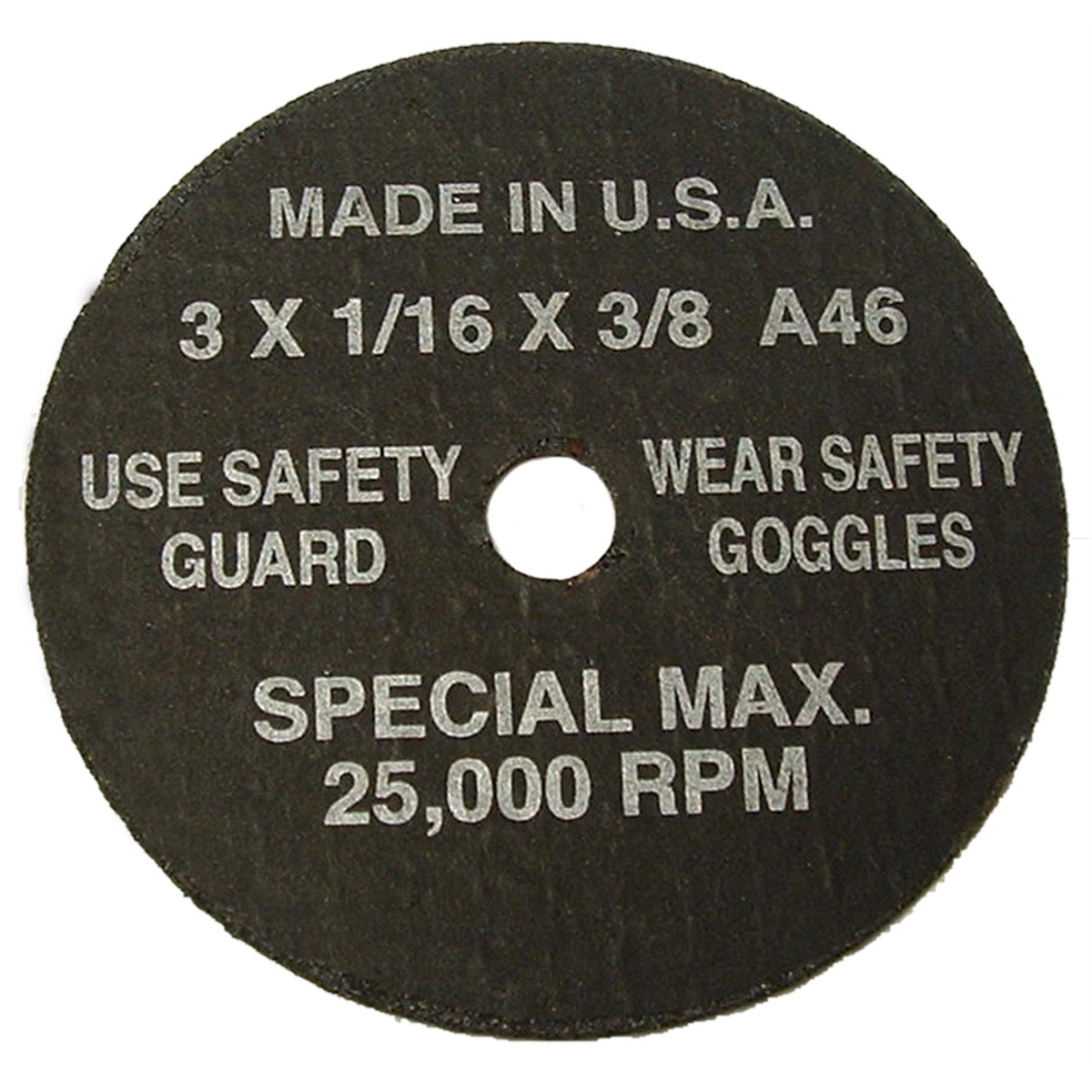 SG Tool Aid 5PK CUTOFF WHEEL 3" X 1/16 X 3/8 5PK