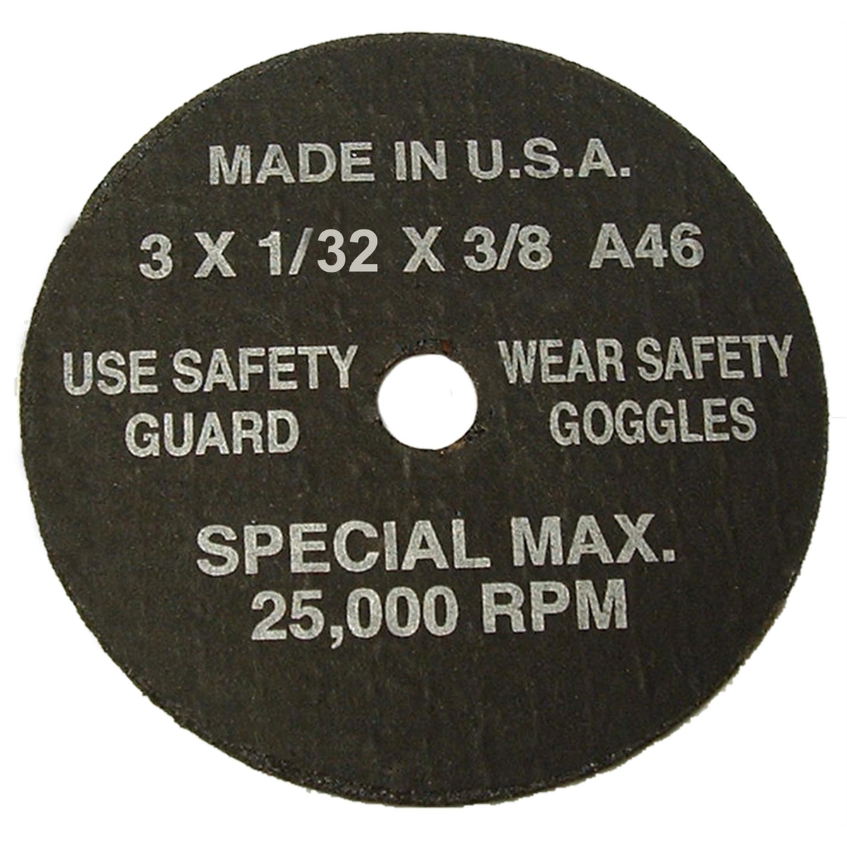 SG Tool Aid Cut-Off Wheels 3" x 1/32" x 3/8" Hole-5 Per Display Card