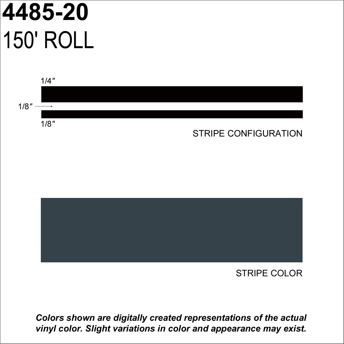 SHARPLINE CONVERTING INC Pinstripe ï¿½&rdquo;x150ï¿½ Hazy Brown Metallic