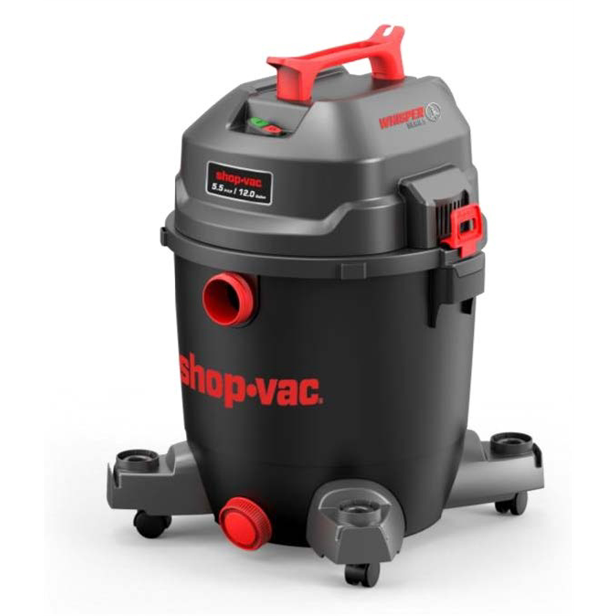 Shop Vac 12 Gallon 6.5PHP Whisper Wet/Dry Vac