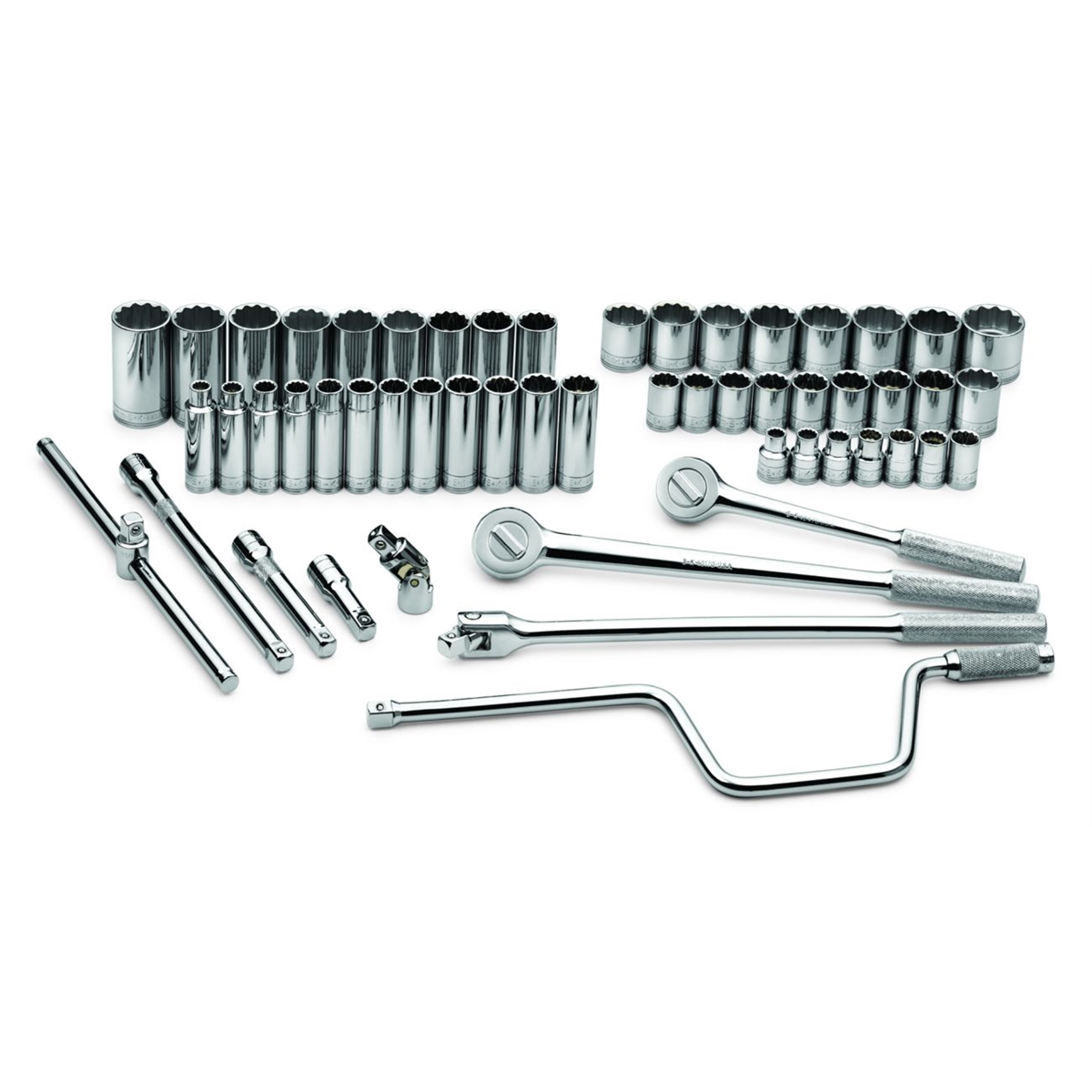 S K Hand Tools Set Skt 1/2dr 12pt Mt 54pc
