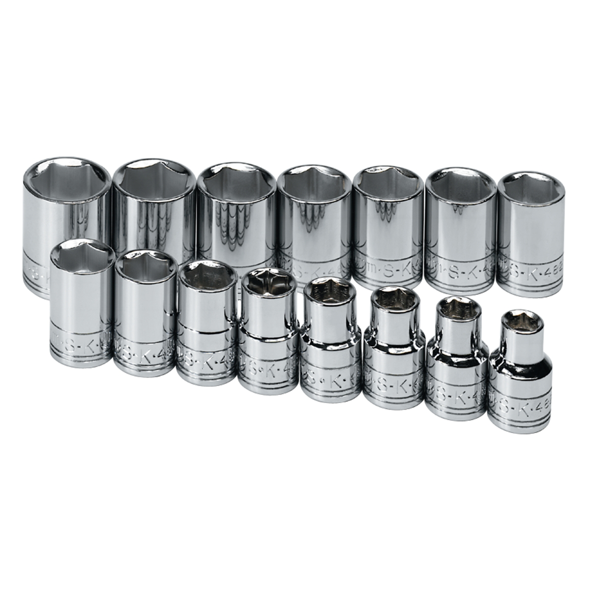 S K Hand Tools Standard Metric Socket Set