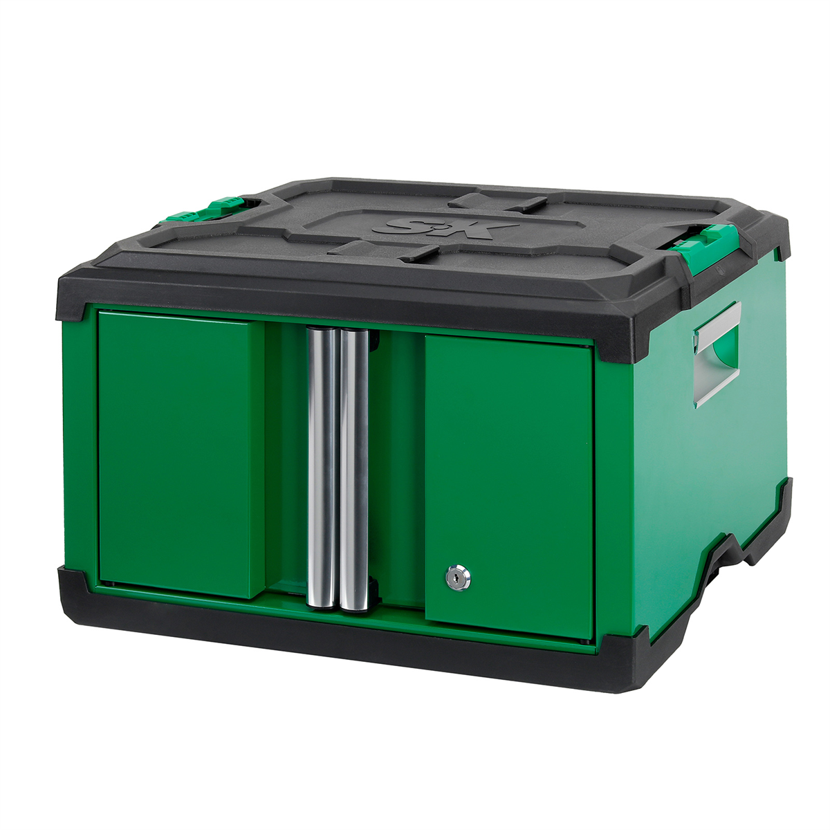 S K Hand Tools Modular Stackable Storage Tool Box, 2-door Steel Box