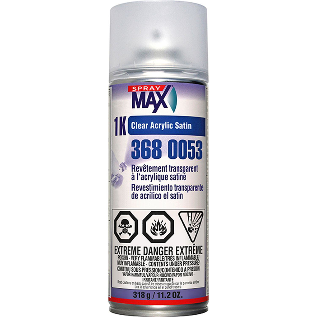 SprayMax 1K Clear Acyrlic Satin
