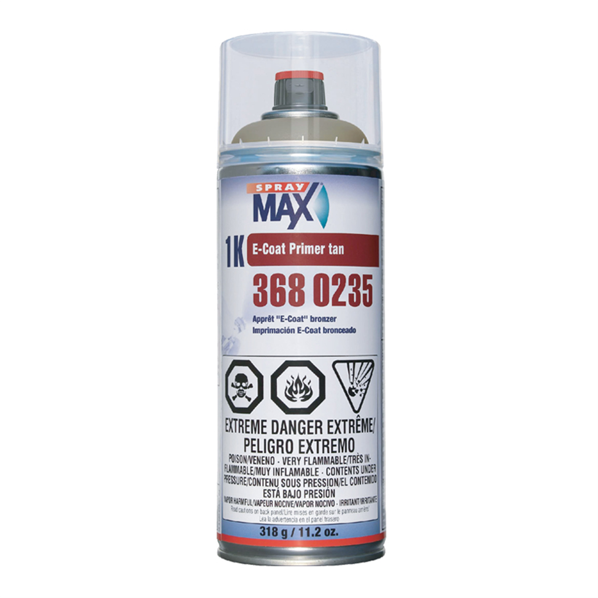 SprayMax 1K E-Coat Primer- Olive Brown