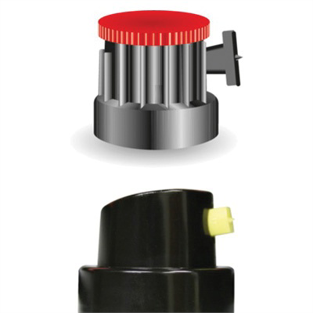 SprayMax Fill Can 3746213 Nozzle, Black/Yellow, Use With: 1K and 2K FillClean Aerosols