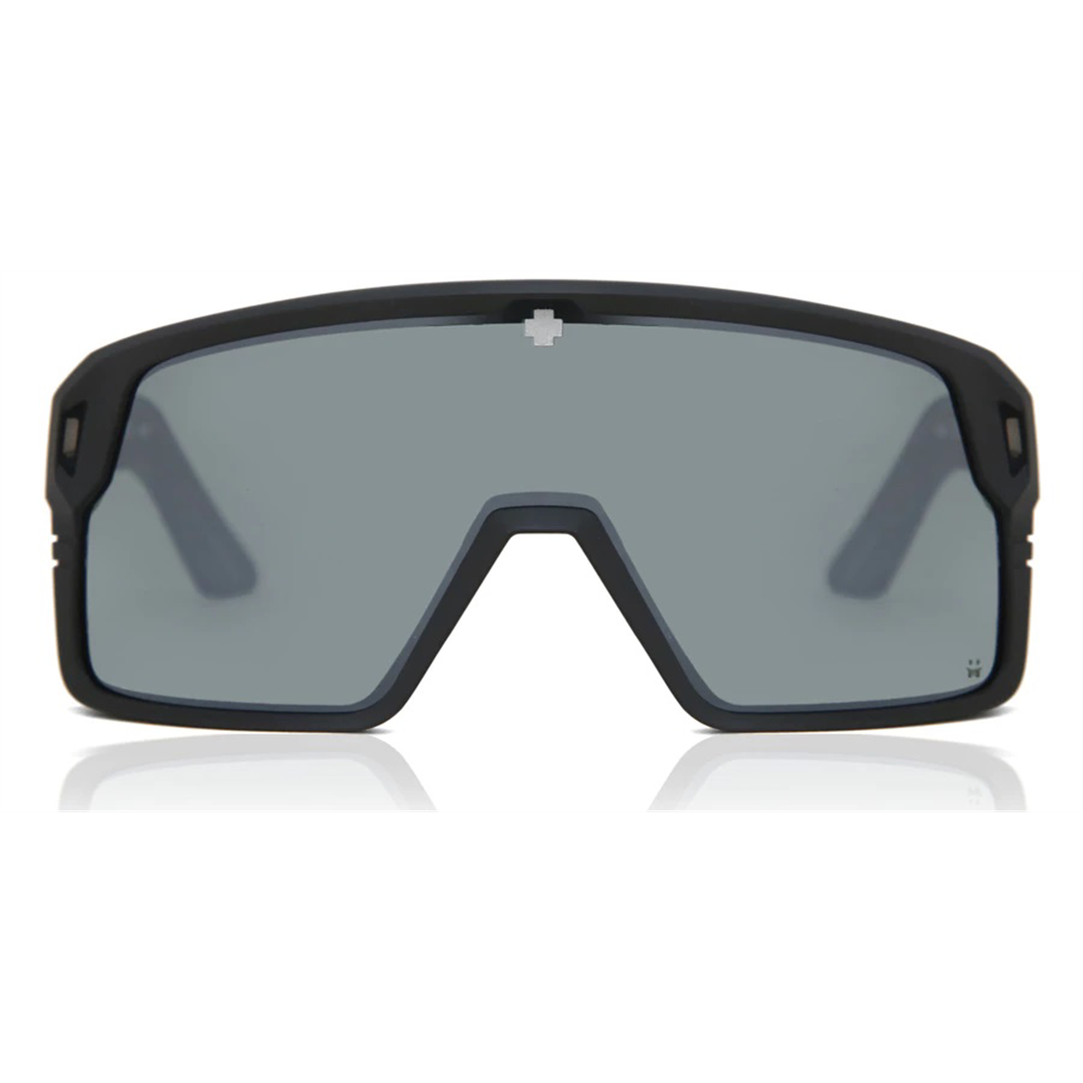 SPY OPTIC INC Monolith Matte Black - Happy Gray Green Polarized Black Mirror Sunglasses