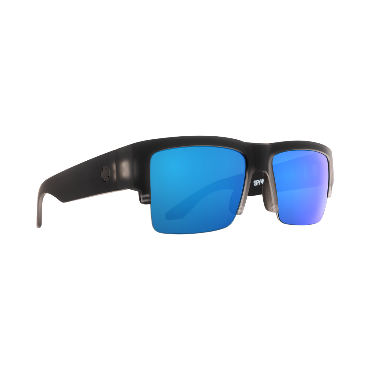 SPY OPTIC INC Czar Soft Matte Black frame with Happy Boost Polar Black Mirror