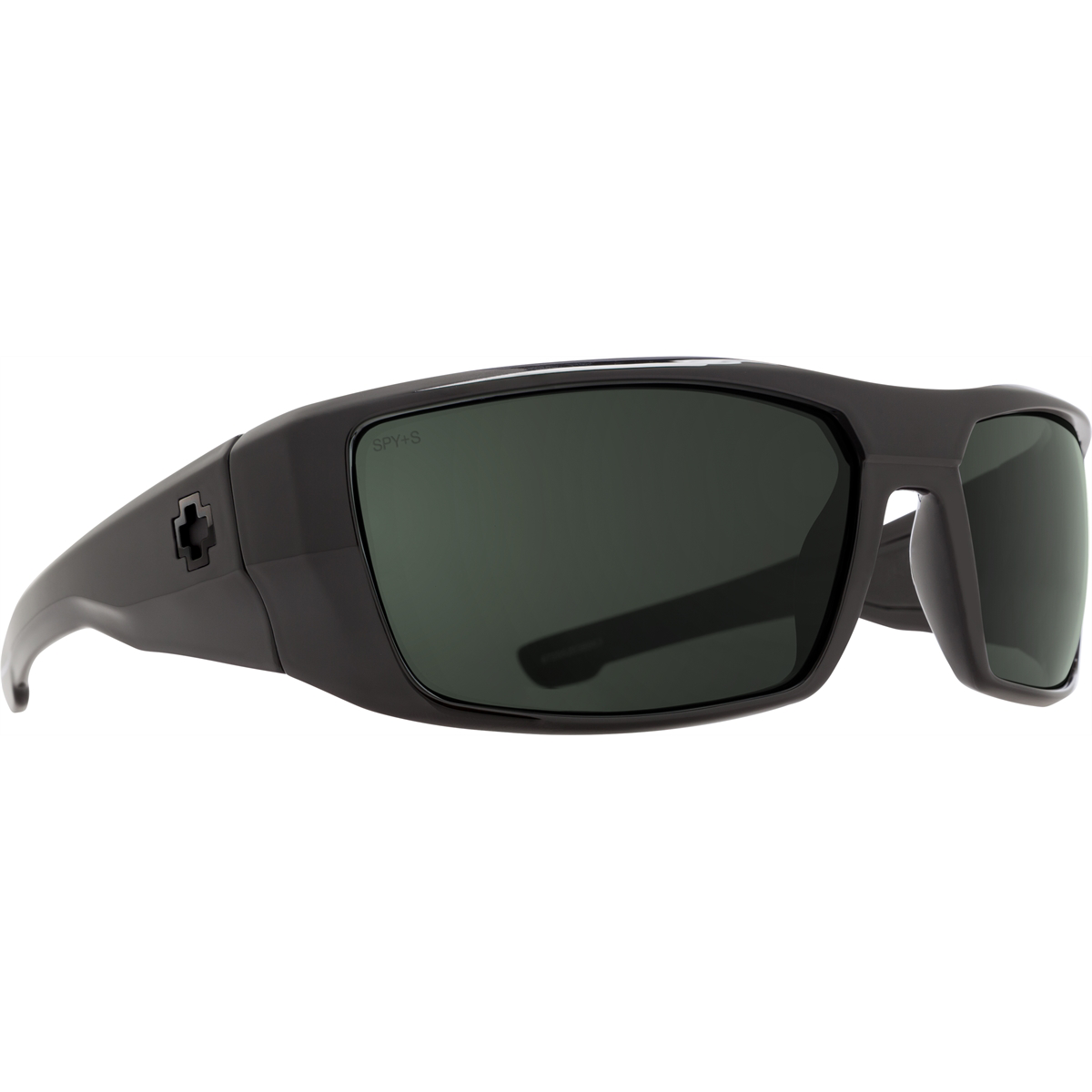 SPY OPTIC INC Dirk Sunglasses, SOSI Black Frame w/ HD