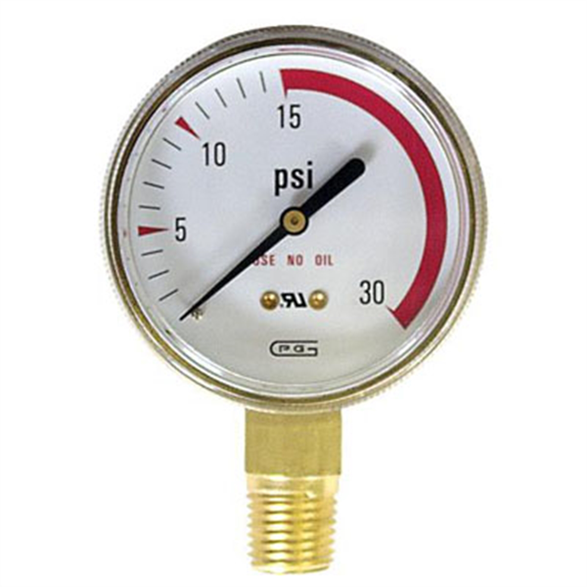 Shark Industries O/A gaug-2 1/2"-1/4" np 0-400