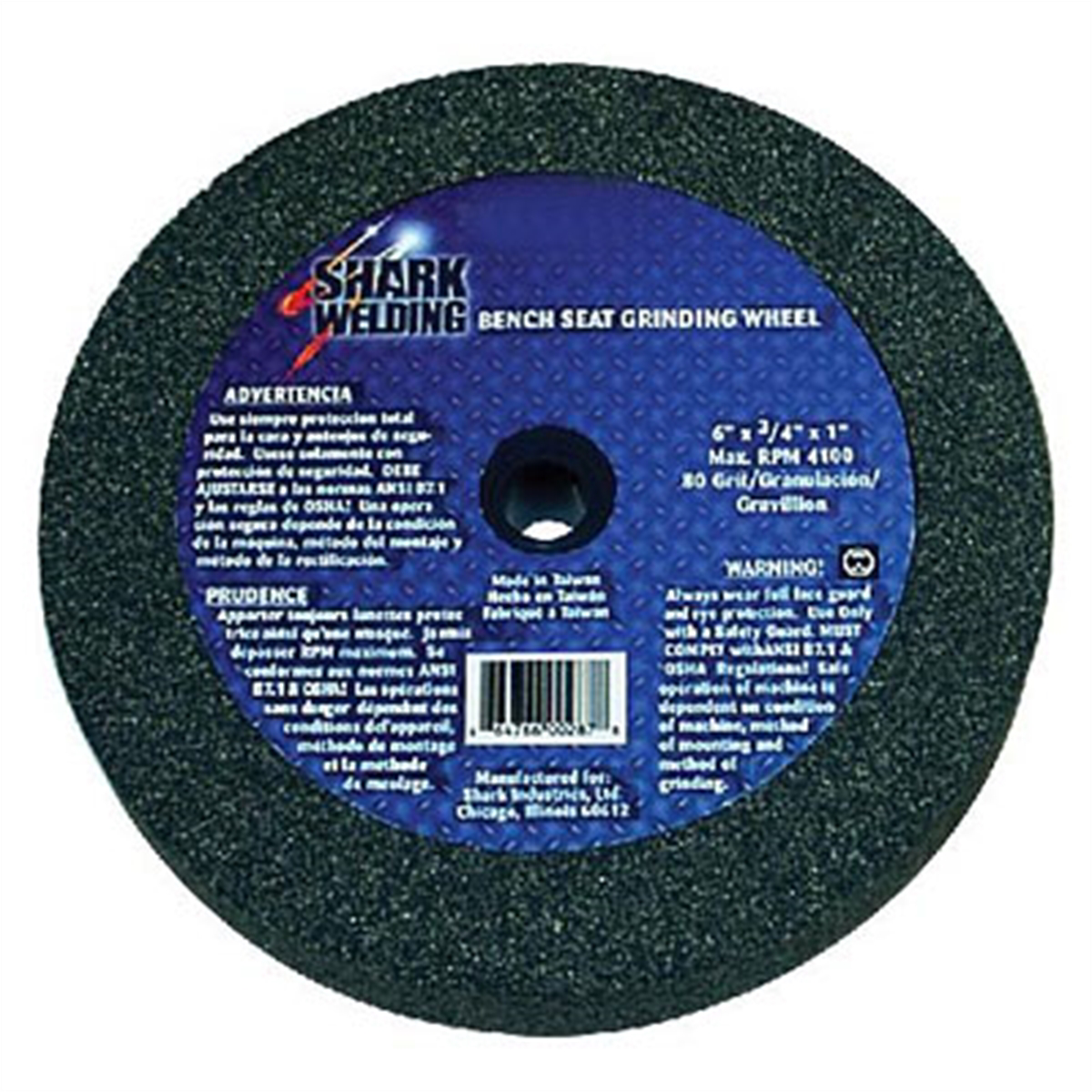 Shark Industries Bench Seat Wheel-6"x 3/4" 80g