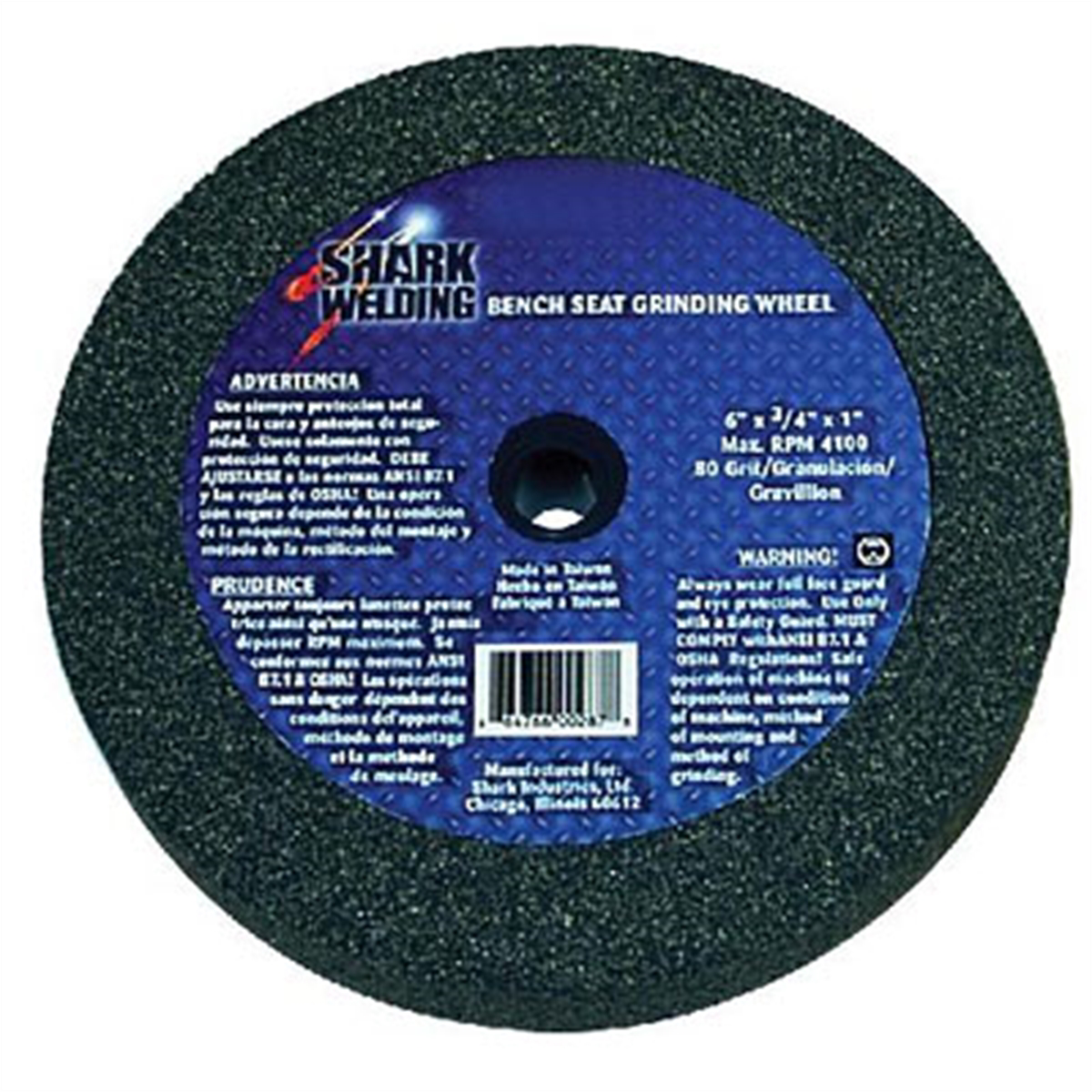 Shark Industries Bench Seat Wheel-8"x 1" 60g