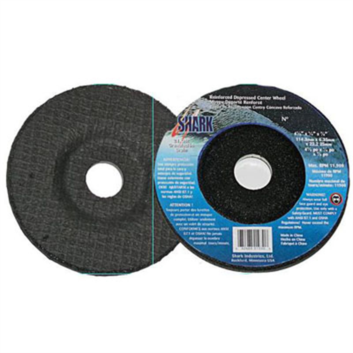 Shark Industries 9"x1/4"x5/8-11 24G/DC -10pk