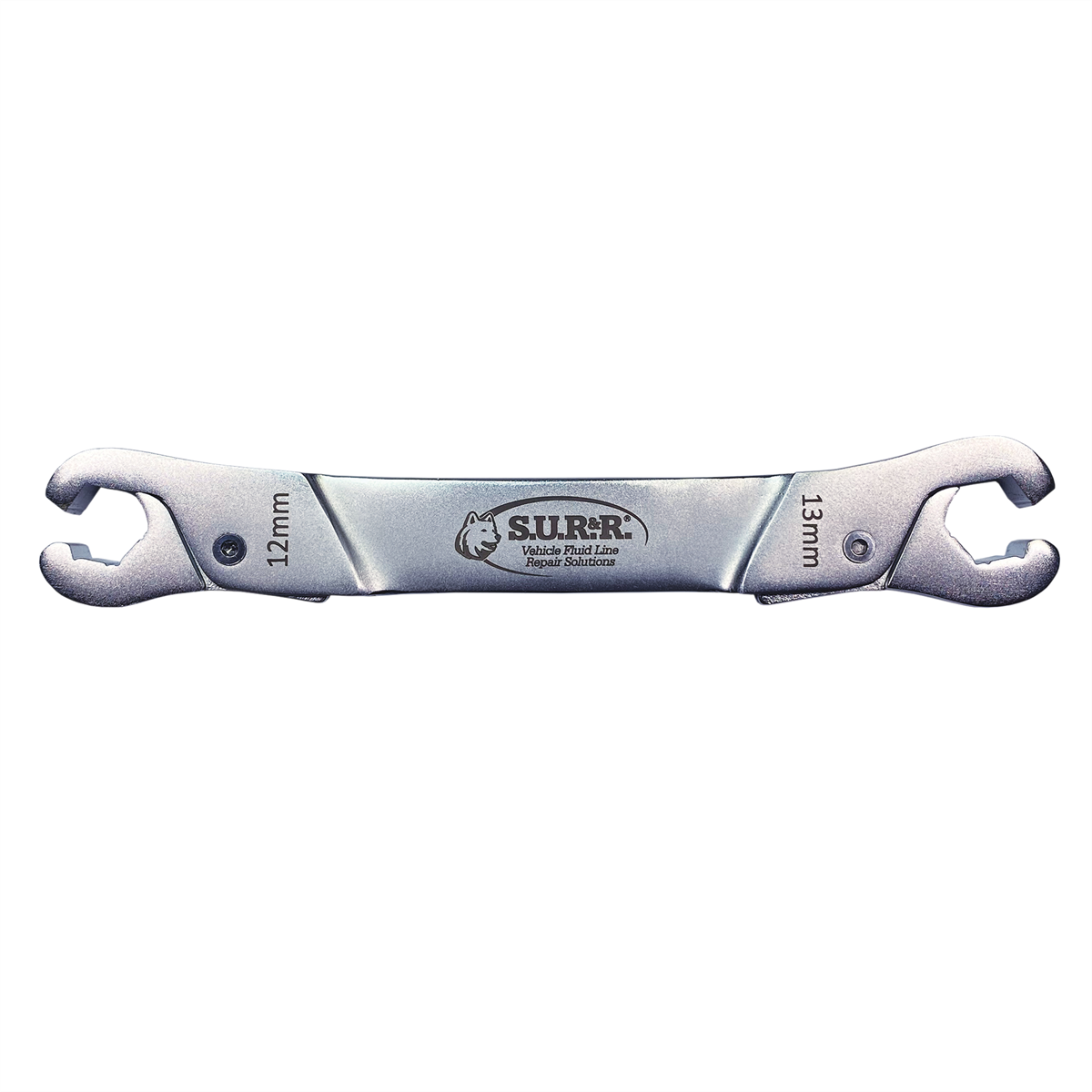 S.U.R.&R. Versatile line wrench featuring unique ratcheting push on / pull off operation. Designed for convenient, single-handed use. Sizes: 12mm (15/32&rdquo;) & 13mm (1/2&rdquo;)