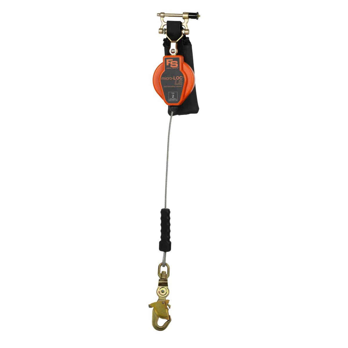 Fall Safe Self Retracting Lifeline (srl) - Micro-loc Le Series - Leading Edge Srl With Swivel Snap Hook - Length: 8-feet
