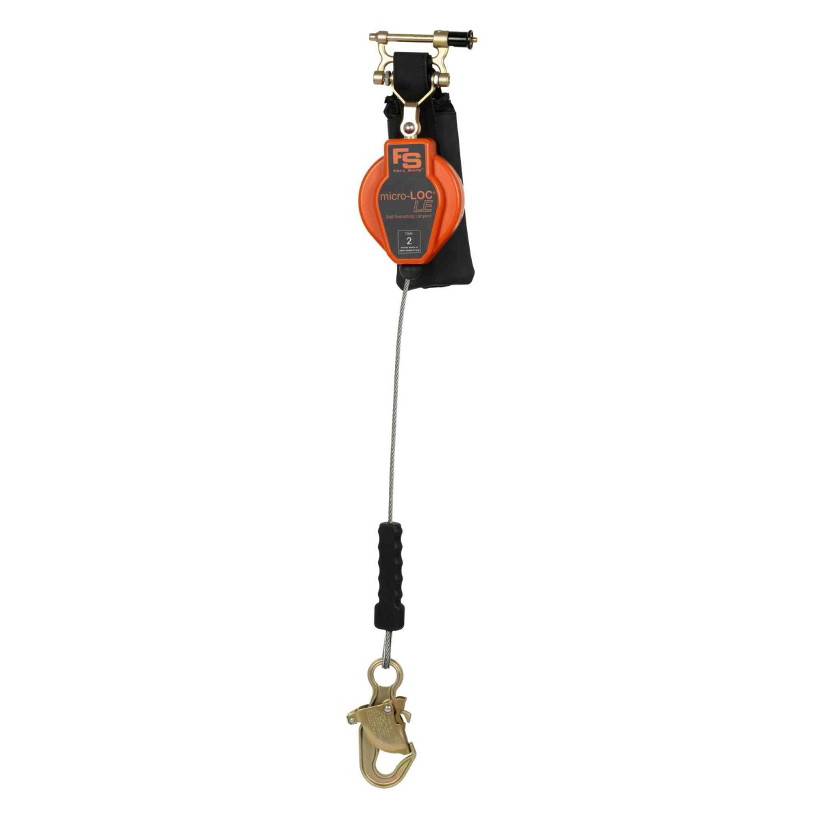 FALL SAFE Self Retracting Lifeline (SRL) - MICRO-LOC LE Series - Leading Edge SRL with Snap Hook - Length: 8-feet