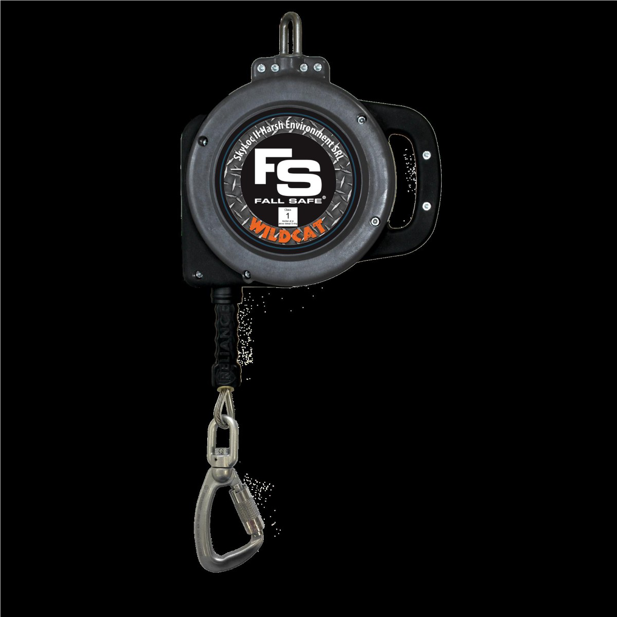 Fall Safe Self Retracting Lifeline (srl) - Skyloc Ii Wildcat Series Srl - Stainless Steel Cable - Length: 20-feet