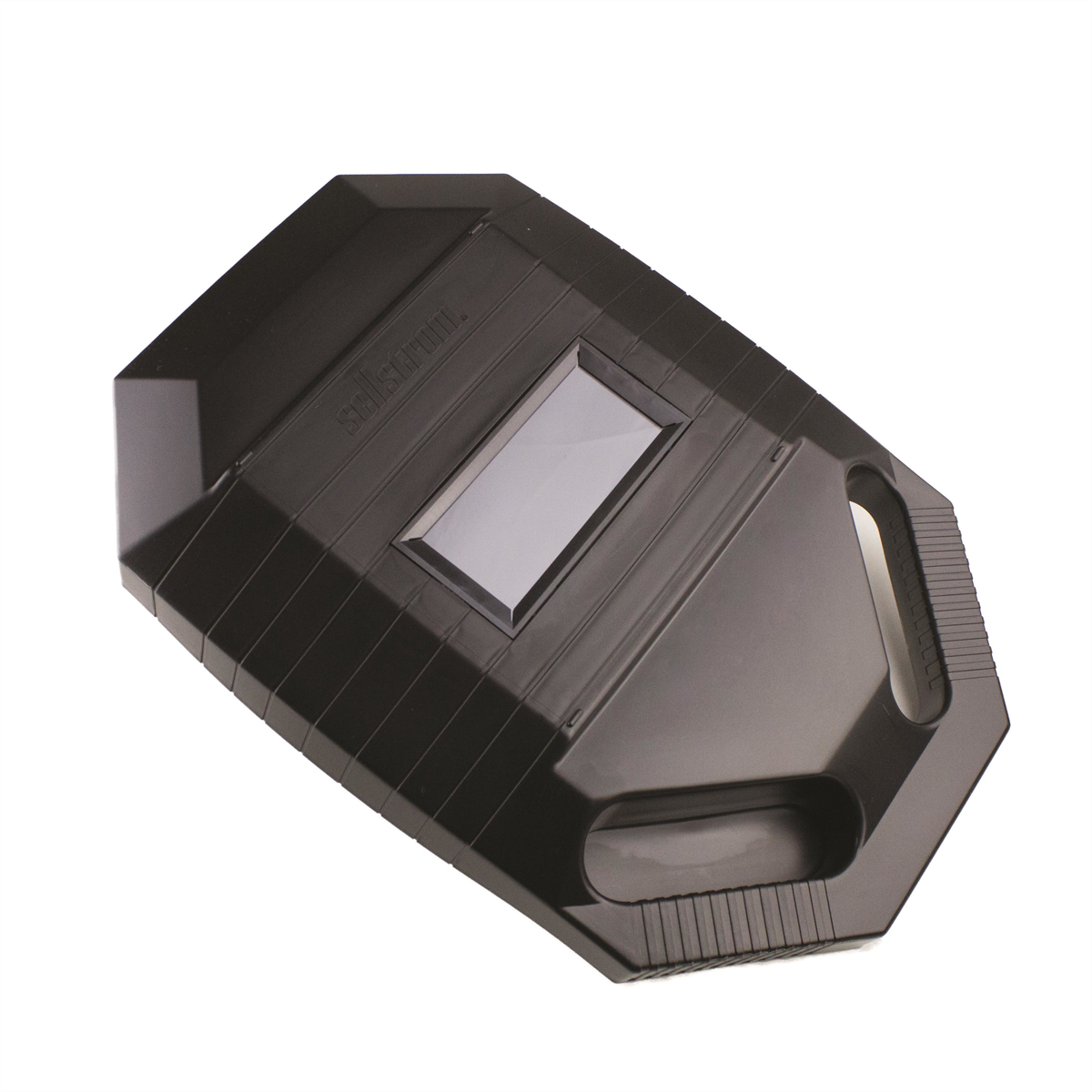 Sellstrom Welding Shield - Passive - Polycarbonate - 2.00" x 4.25" Viewing Area - Shade 10 -  Black - Iron Mask Hand Held Series