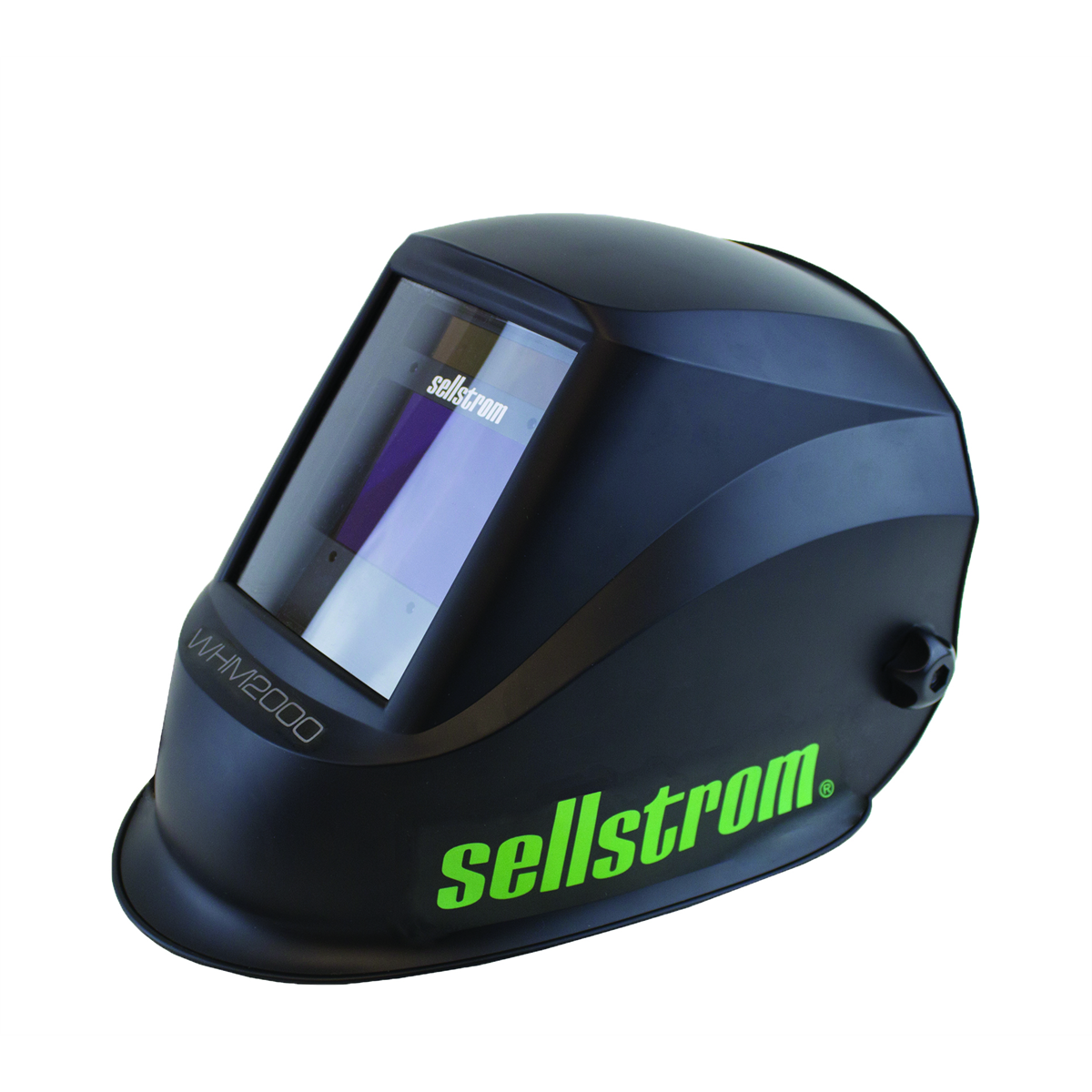 Sellstrom Welding Helmet - Auto Darkening - Thermoplastic - 3.94" x 2.36" Viewing Area - Shade 4/9-13 Variable ADF - Ratcheting Headgear - Black - Advantage Plus Series