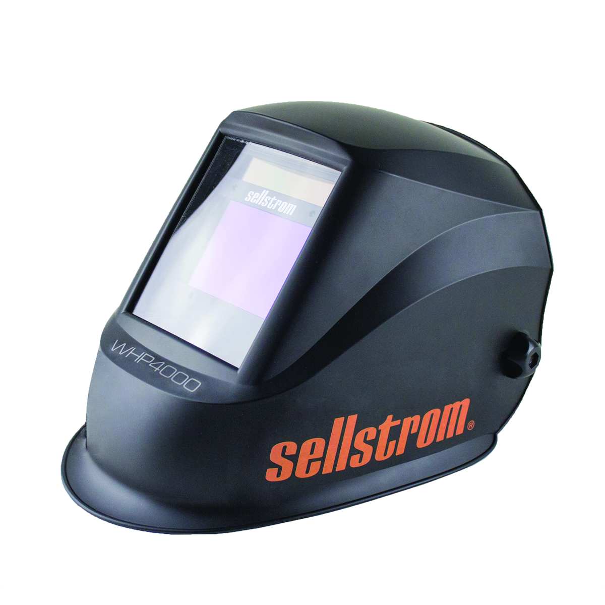 Sellstrom Welding Helmet - Auto Darkening -  Thermoplastic - 3.94" x 2.38" Viewing Area - Shade 4/9-13 Variable ADF - Ratcheting Headgear - Black - Premium Series
