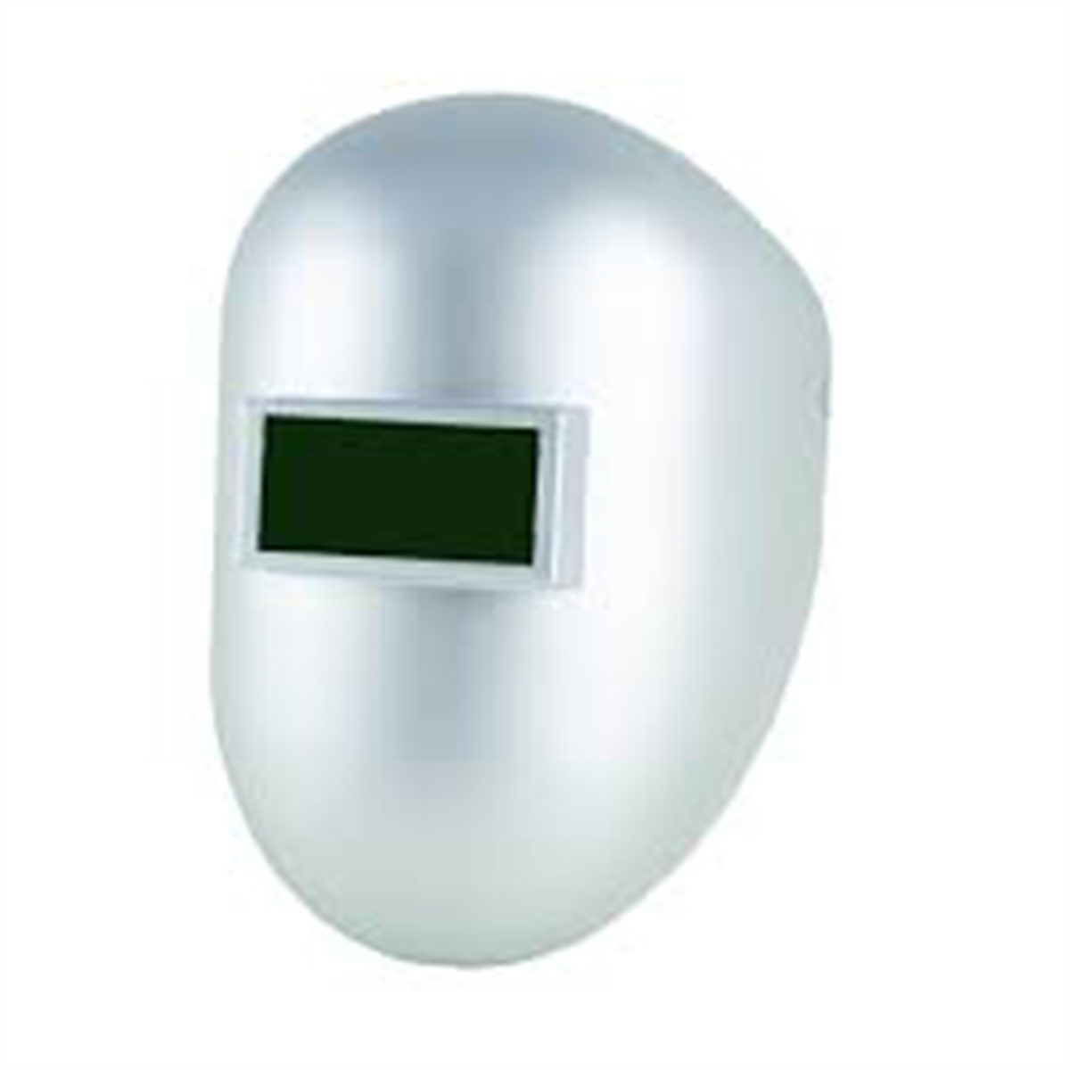 Sellstrom Welding Helmet - Passive - Nylon - Fixed Front  - 2" x 4.25" Viewing Area - Shade 10 - Ratcheting Headgear - Silver - 280 Series