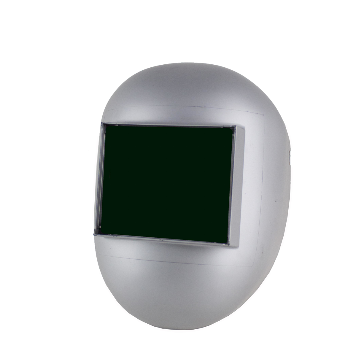 Sellstrom Welding Helmet - Passive - Nylon - Fixed Front  - 5.25" x 4.50" Viewing Area - Shade 10 - Ratcheting Headgear - Silver - 280 Series