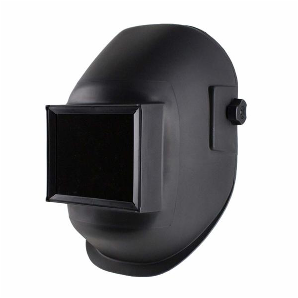Sellstrom Welding Helmet - Passive - Nylon - Fixed Front  - 4.5" x 5.25" Viewing Area - Shade 10 - Ratcheting Headgear - Black - Super View Series