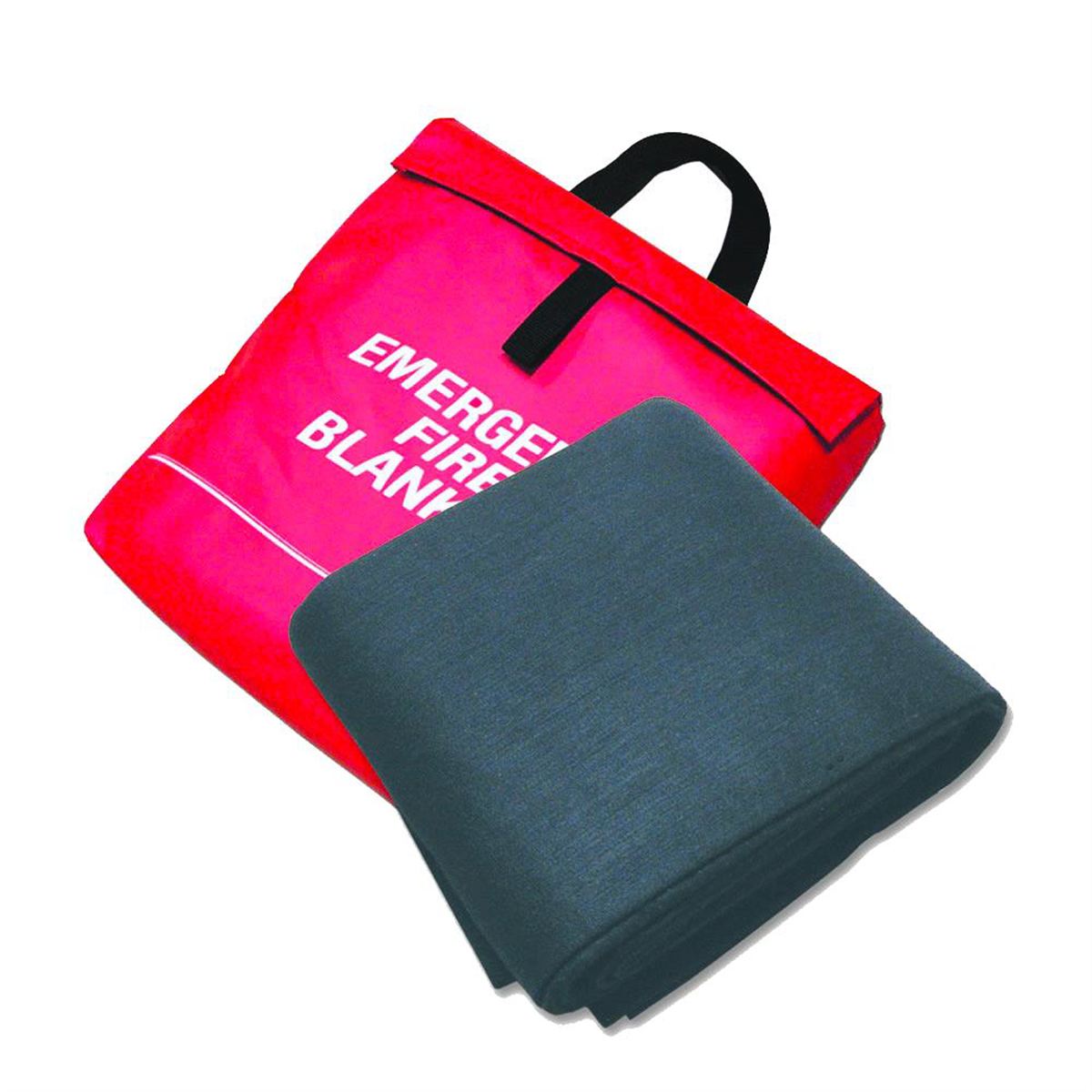 Sellstrom SoftShield Carbon Fiber Felt High Temp Emergency Fire Blanket w/ Carrying Pouch
