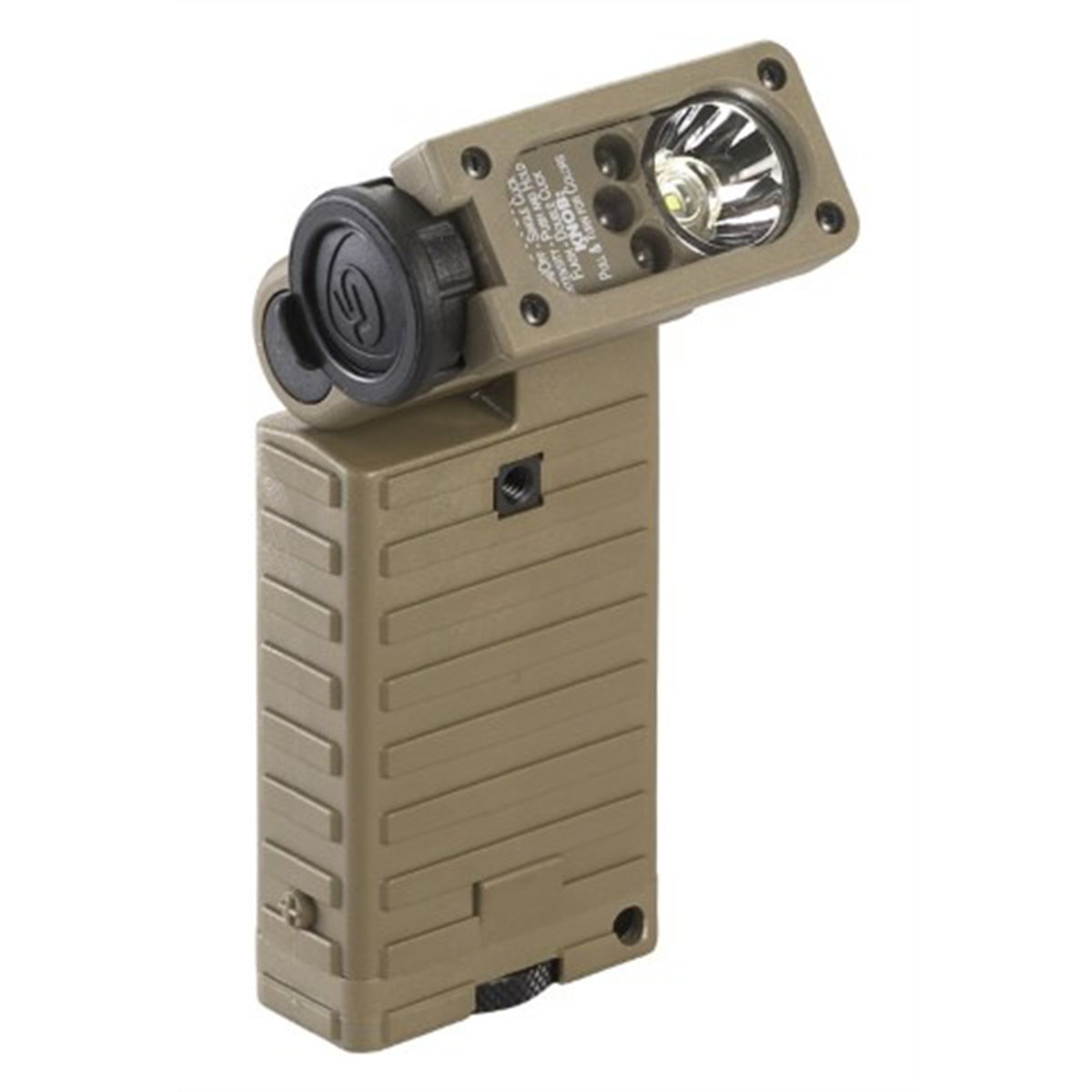 Streamlight Sidewinder Aviation Model - White, Green, Blue, Ir Leds - Includes Molle Retainer And (2) “aa” Alkaline Batteries - Box - Coyote