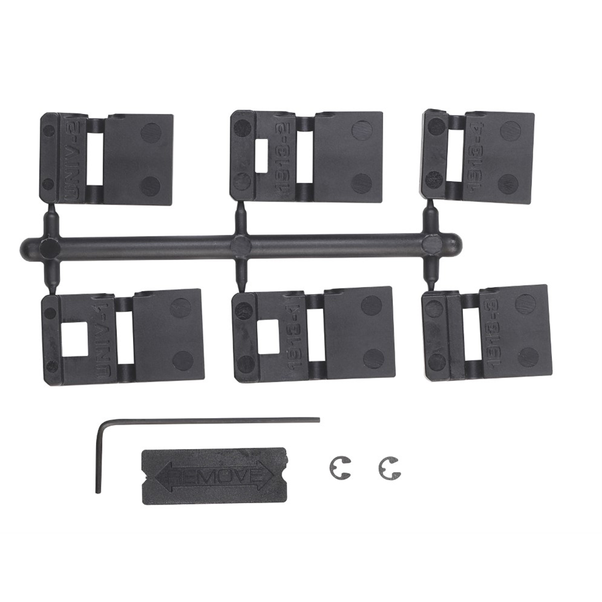 Streamlight Key Kit - Tlr-7 X/tlr-8 X- Includes Rail Locating Keys For Universal Or 1913 Picatinny Style Rails And Mounting Tools - Black