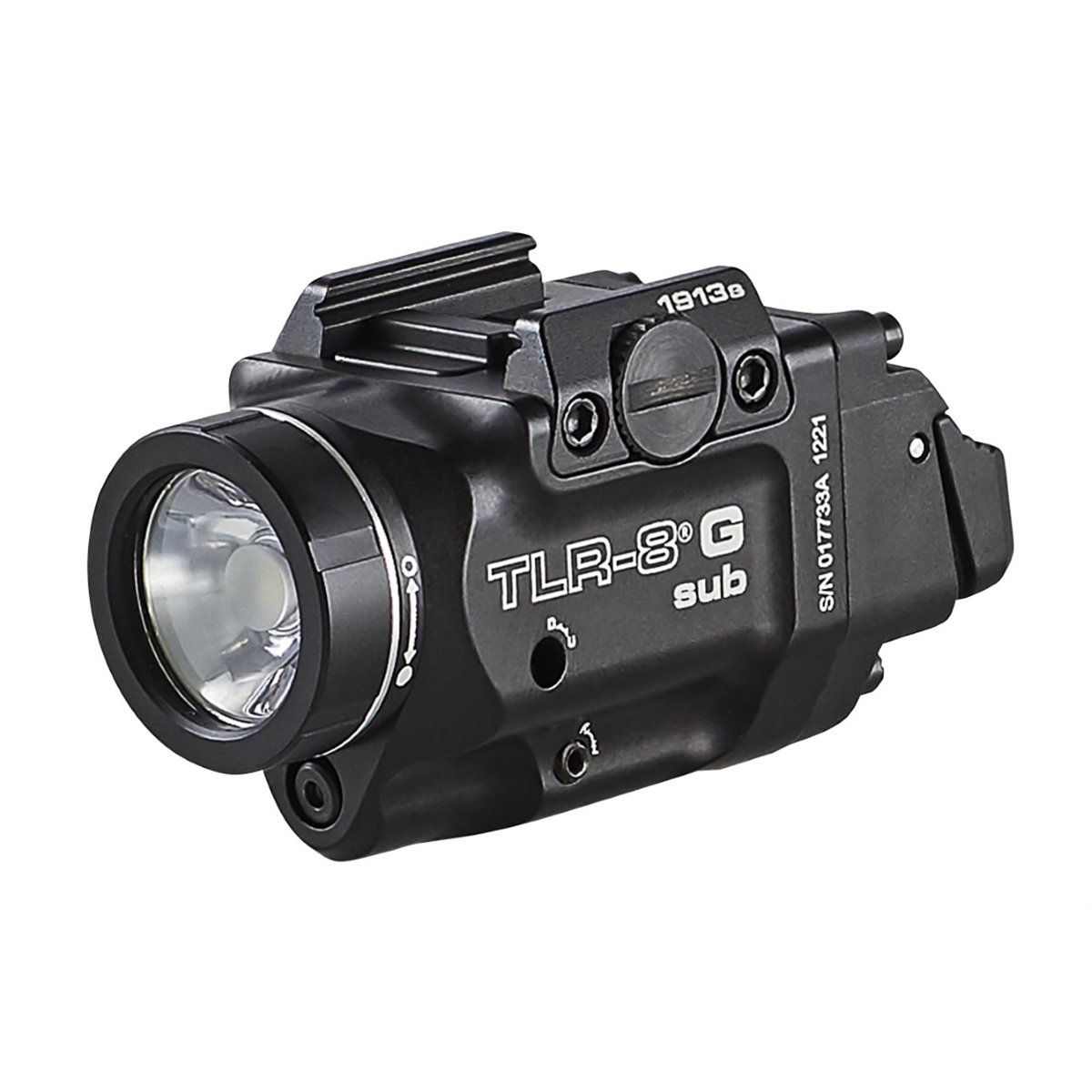 Streamlight TLR-8 sub Rail Mounted Tactical Light with Red Laser for 1913 Short Railed Subcompact Handguns, Black