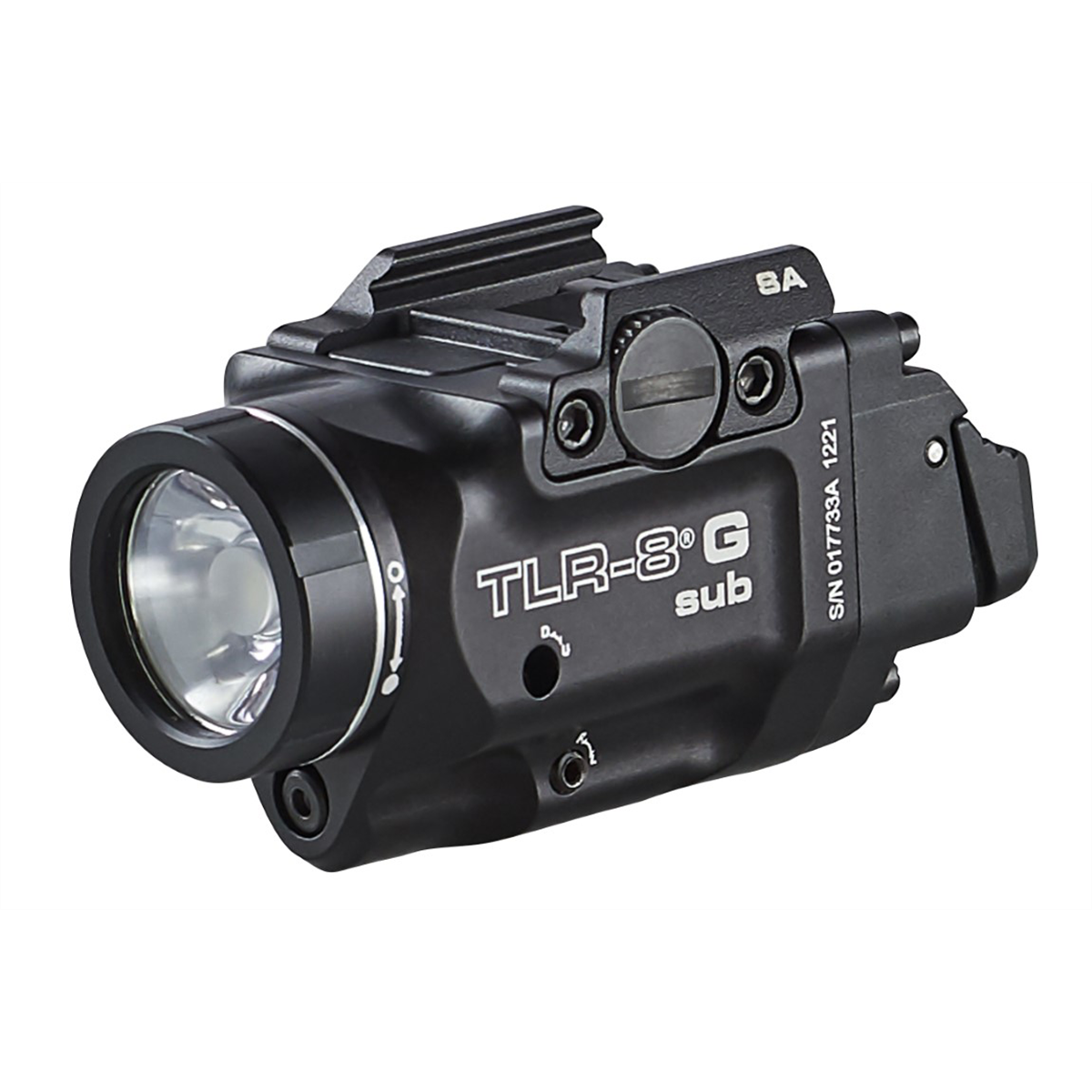 Streamlight TLR-8 sub Rail Mounted Tactical Light with Green Laser for SIG SAUER P365 and P365 XL Handguns, Black