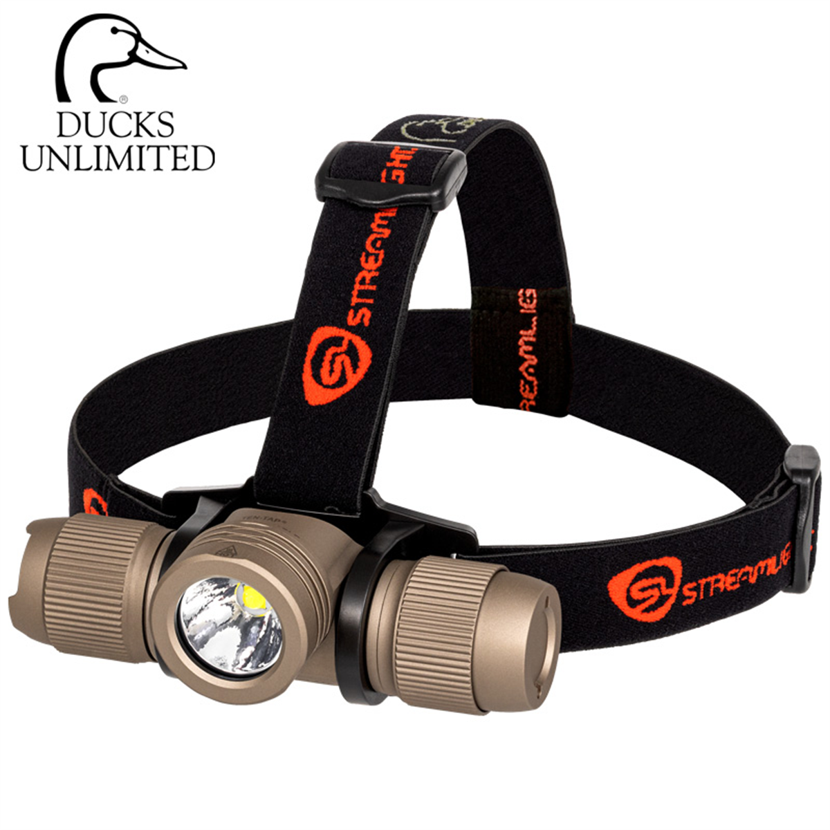 Streamlight ProTac 2.0  Ducks Unlimited High Lumen USB Rechargeable Headlamp, Desert Tan