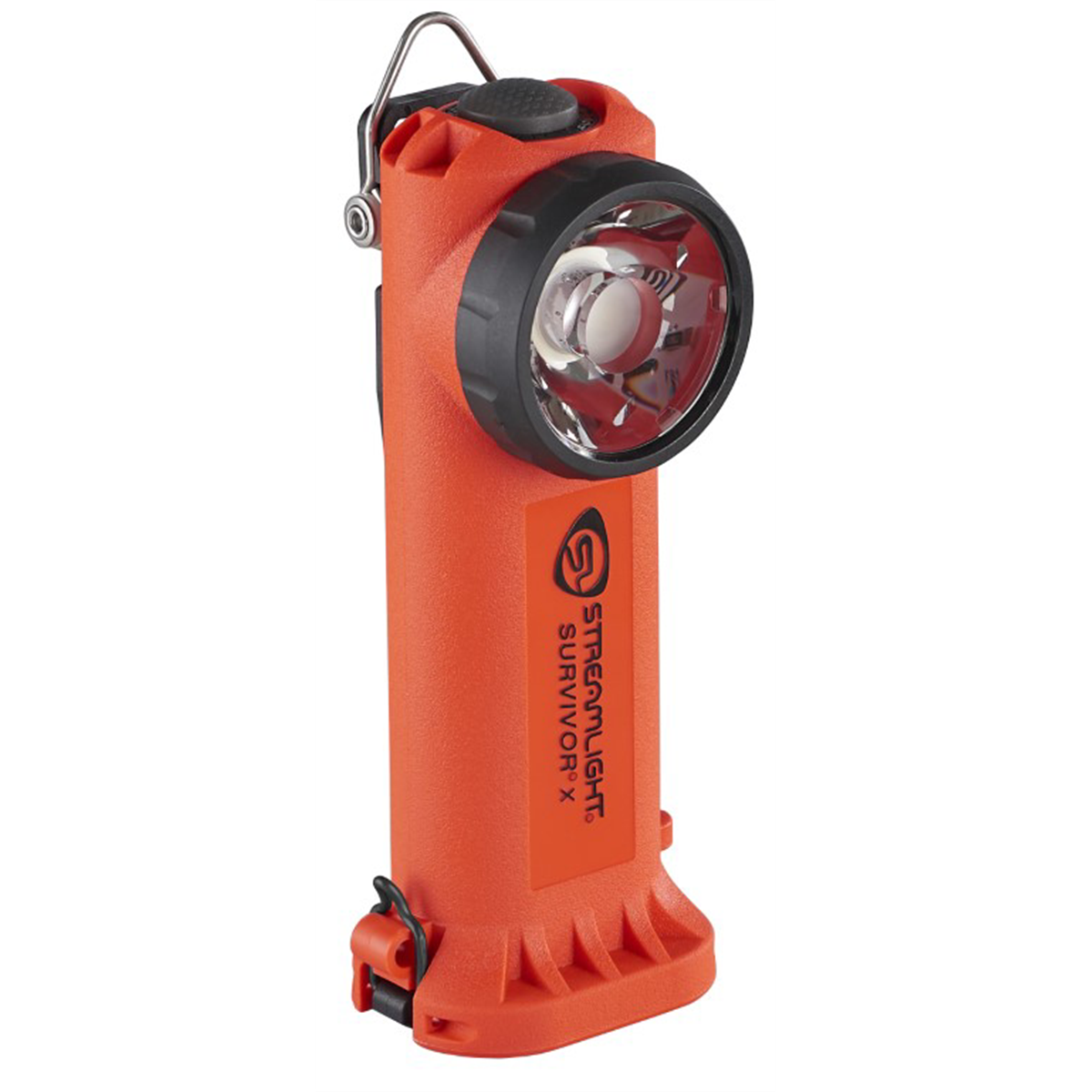 Streamlight Survivor X Safety-Rated Rechargeable Firefighter's Right Angle Light, Orange